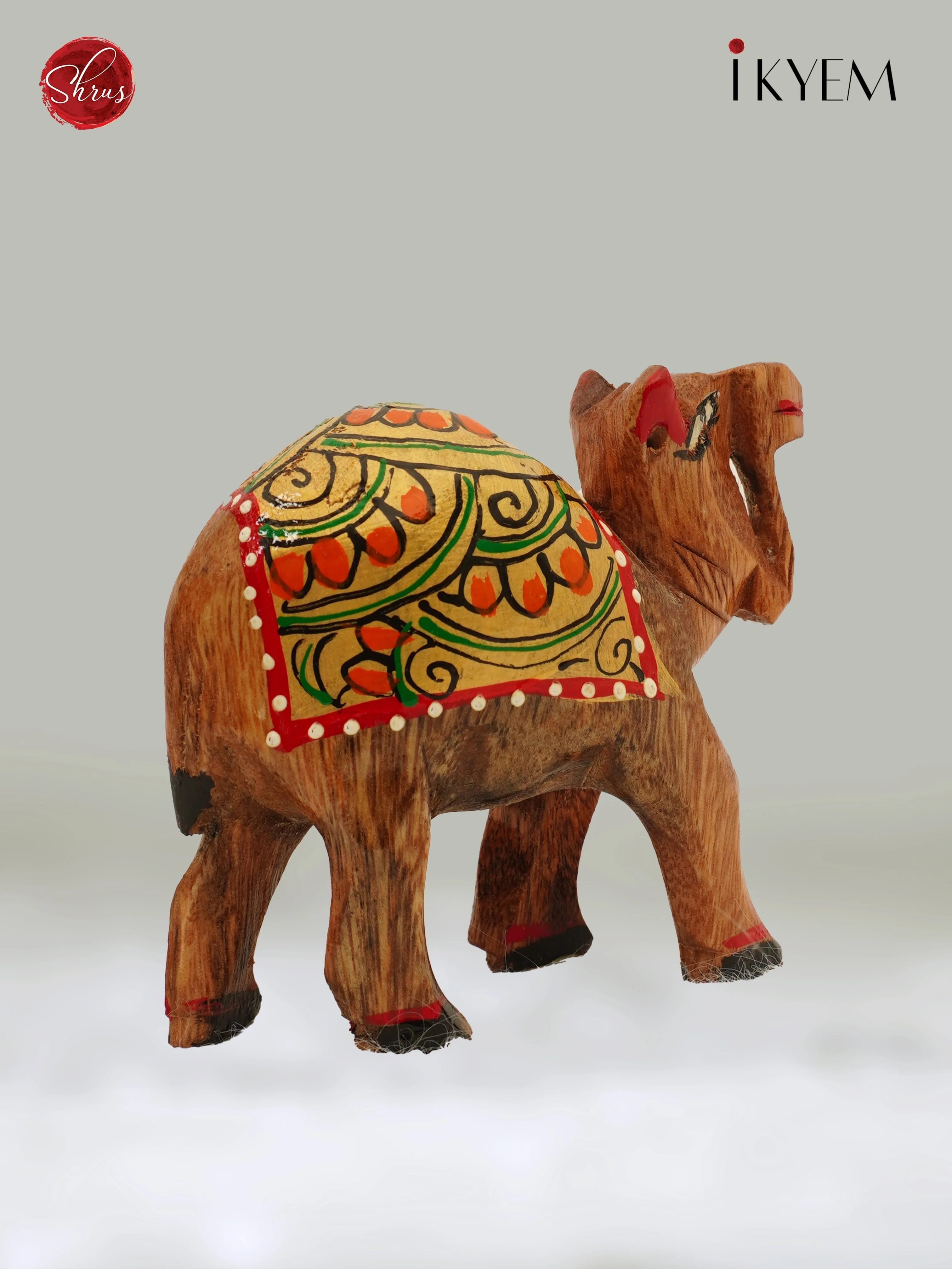 Hand Painted Wooden Camel - Image 4