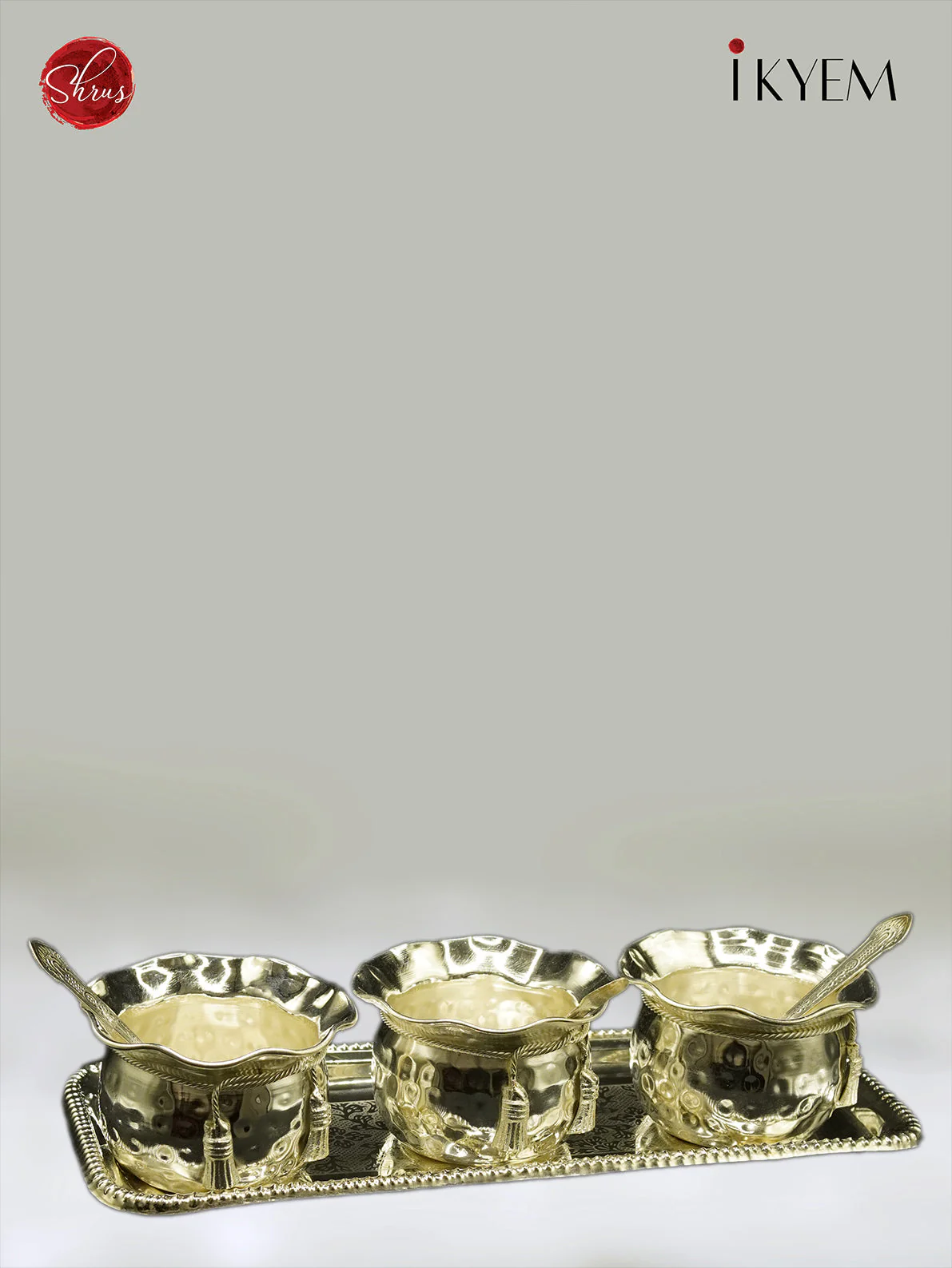 Silver Pooja Thali Set - Image 4