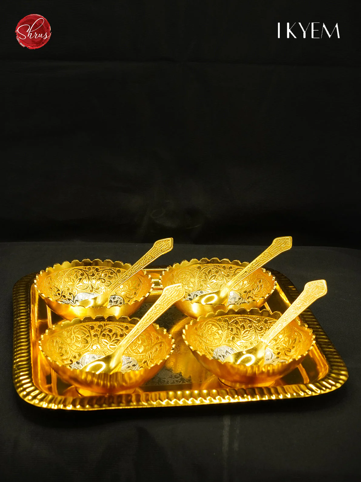 GOLD & SILVER POOJA THALI SET - Image 4