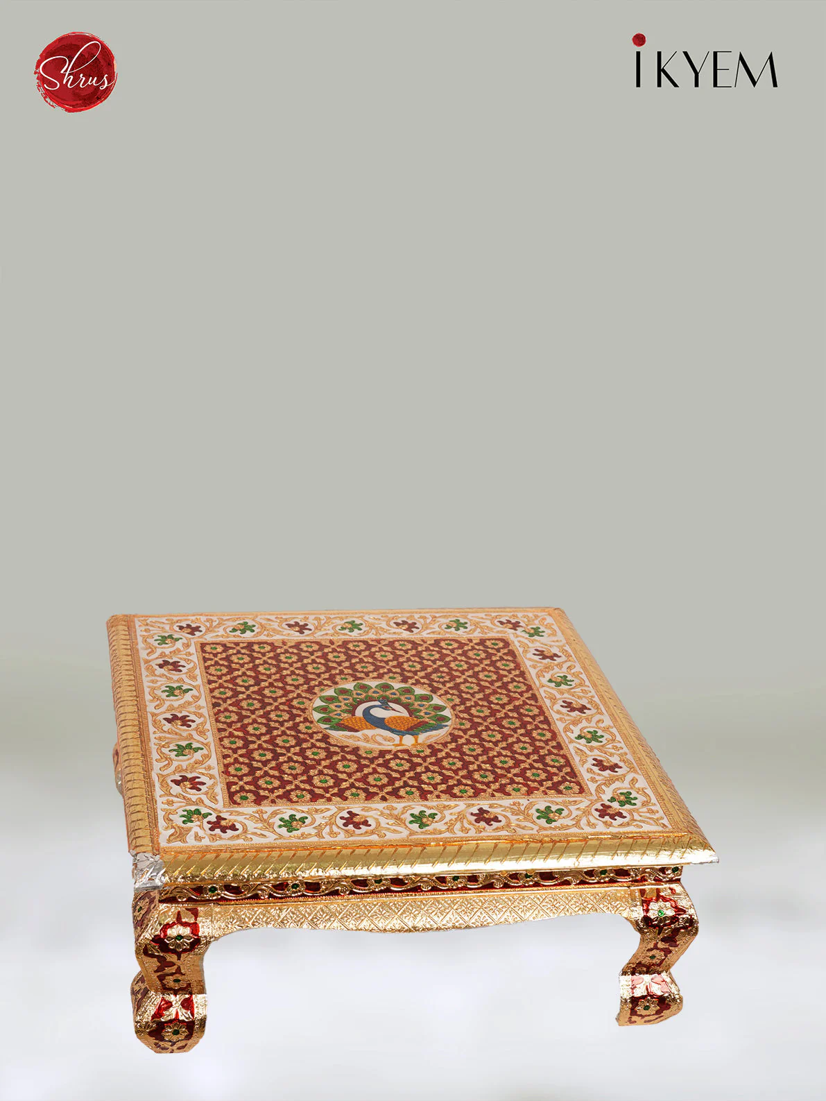 Handpainted Wooden table - Return gifts - Image 2