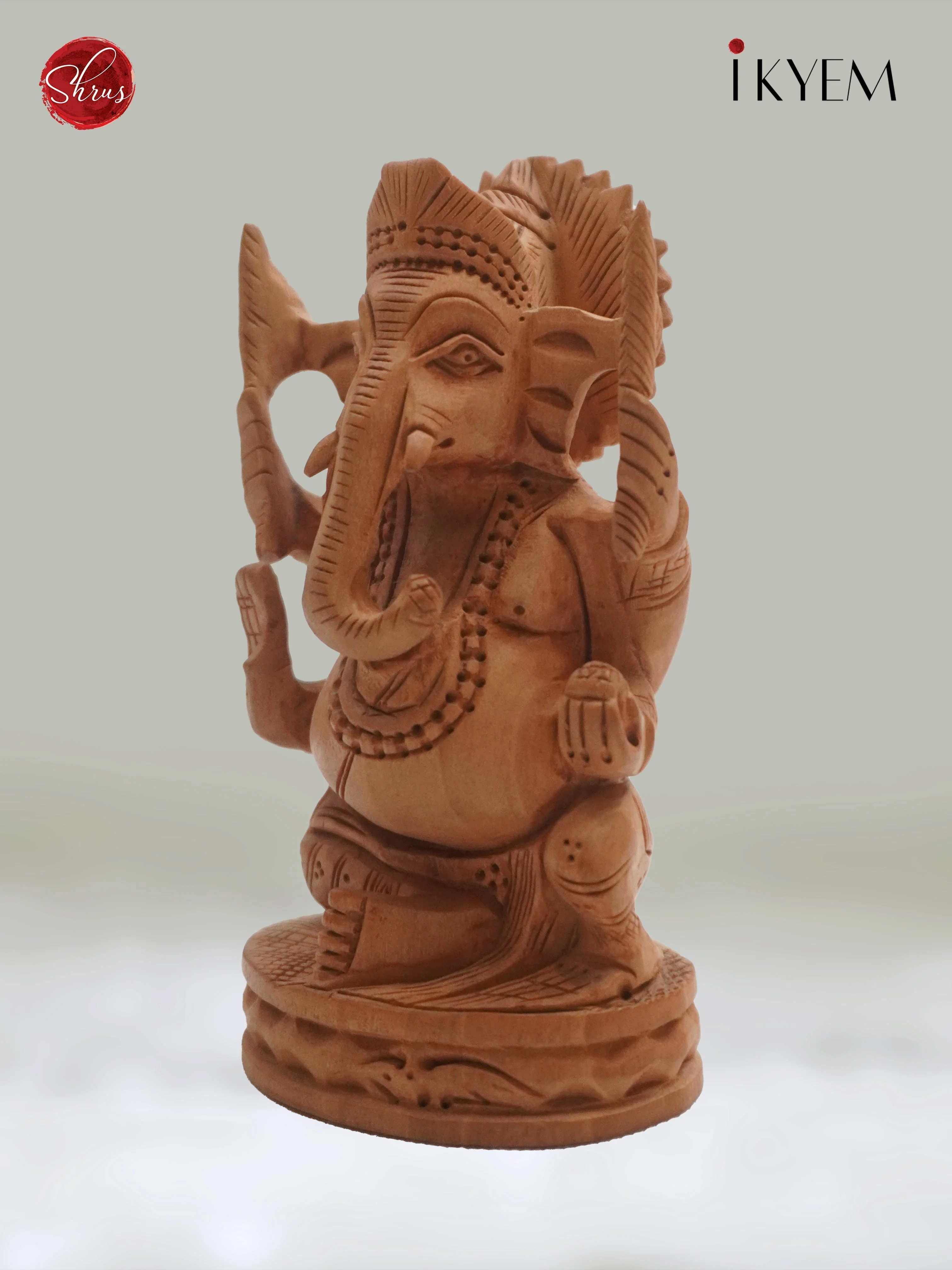 Wooden Lord Ganesh - Image 2