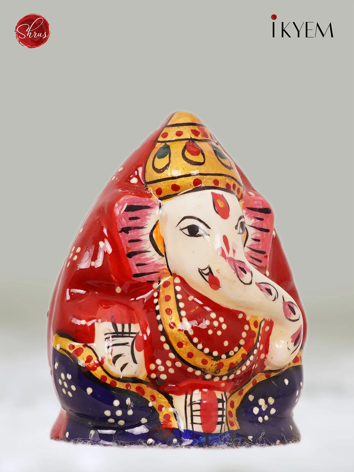 Meenakari Ganesha Statue - Image 2