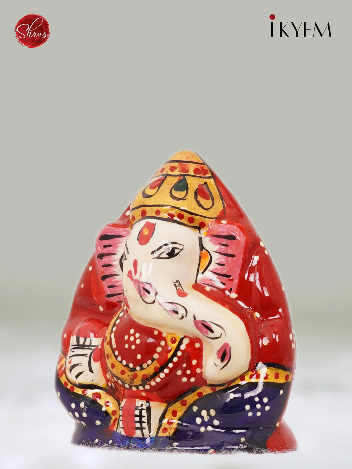 Meenakari Ganesha Statue - Image 3