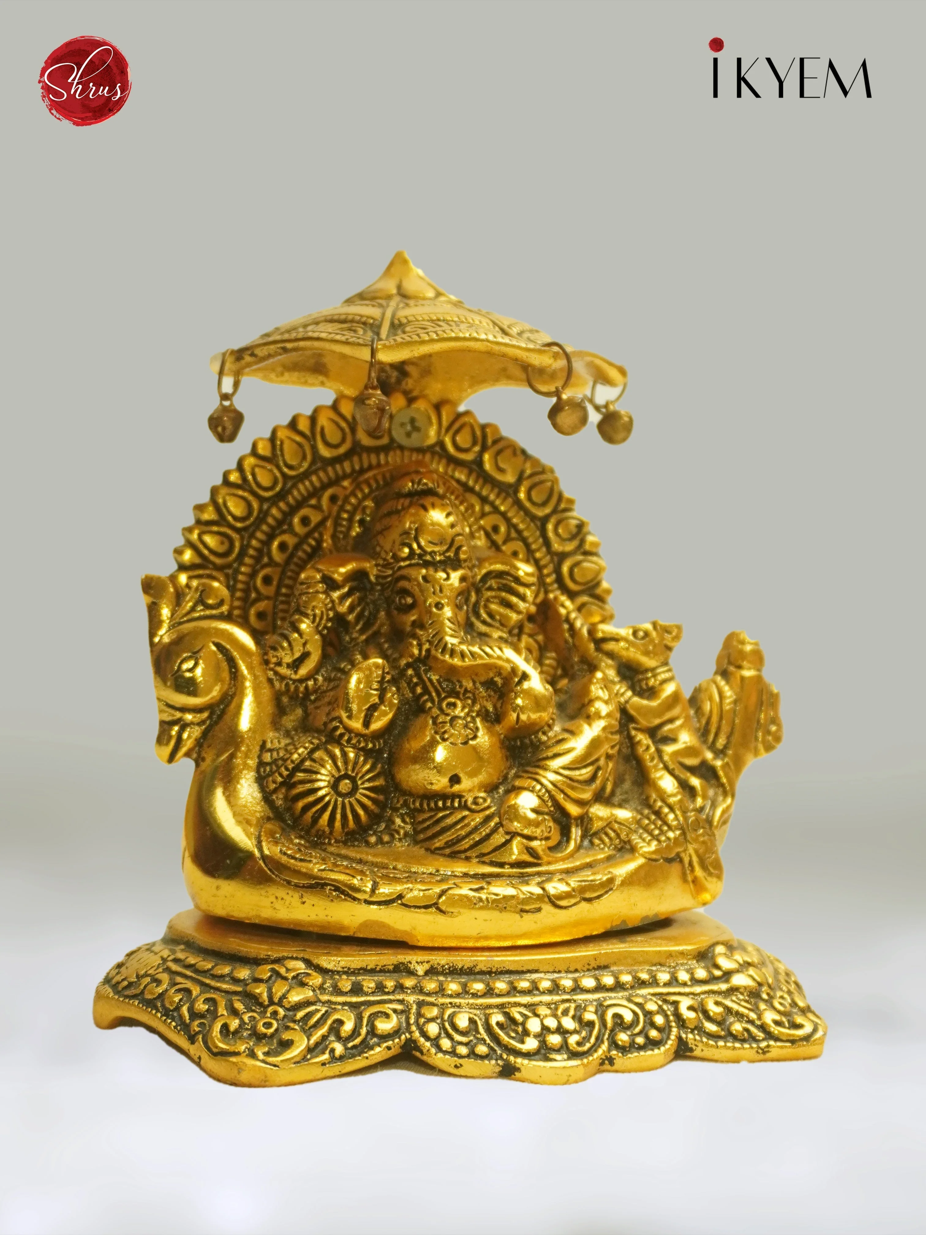 Lord Ganesha Idol - 5.5 Inch- 3E26121 - Image 3