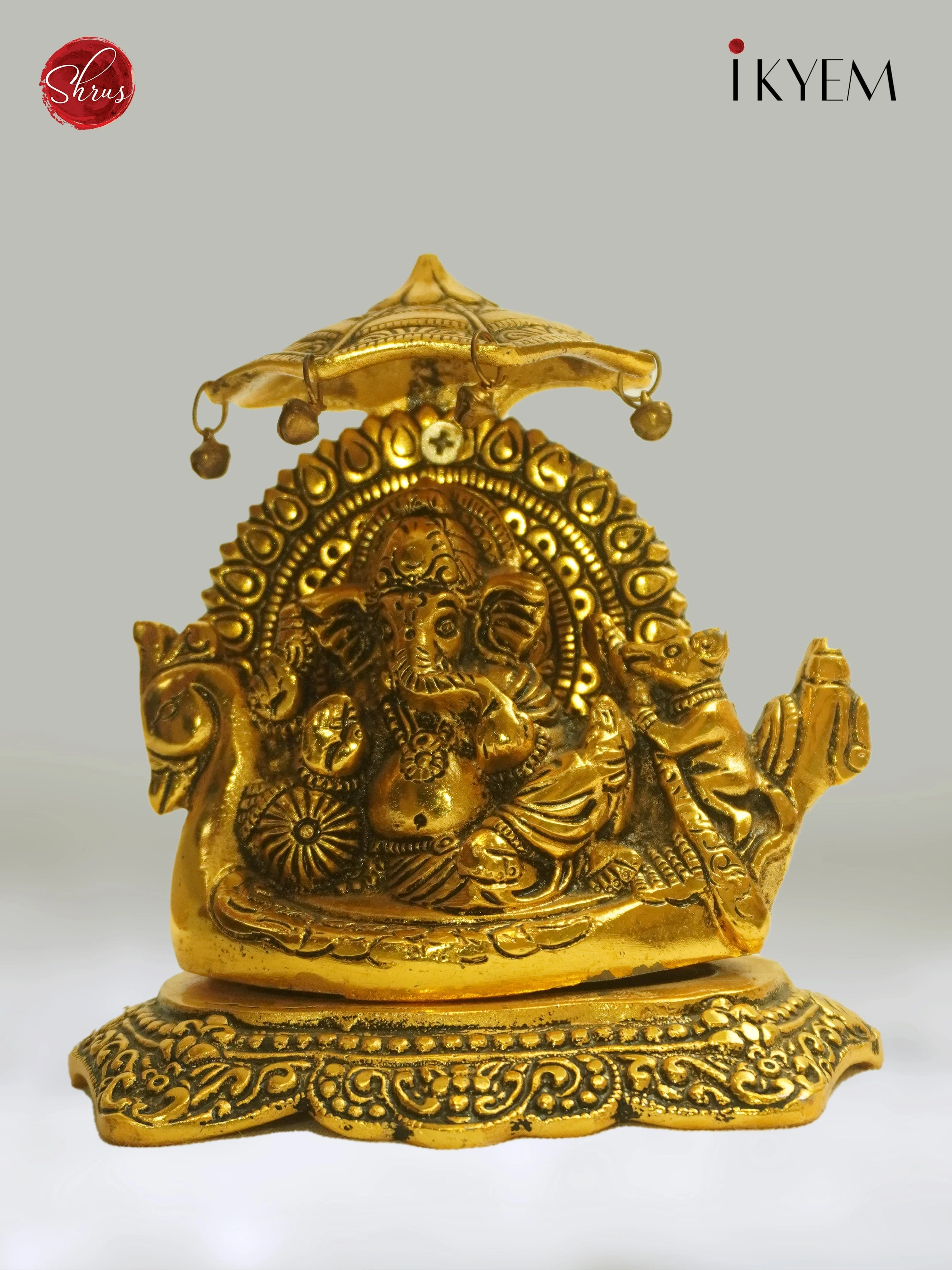 Lord Ganesha Idol - 5.5 Inch- 3E26121 - Image 5