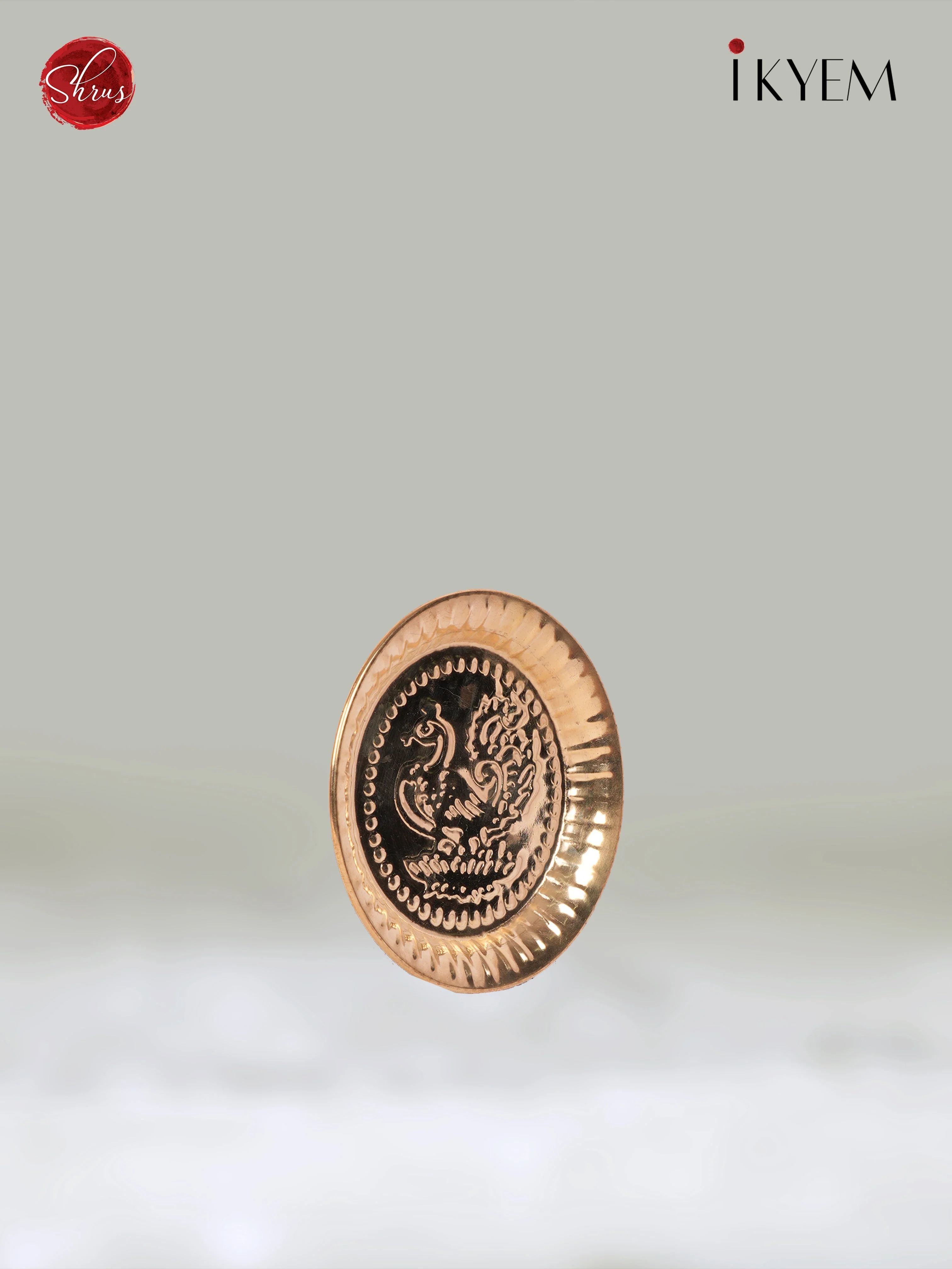 Brass Pooja Plate - Return gift - Image 2