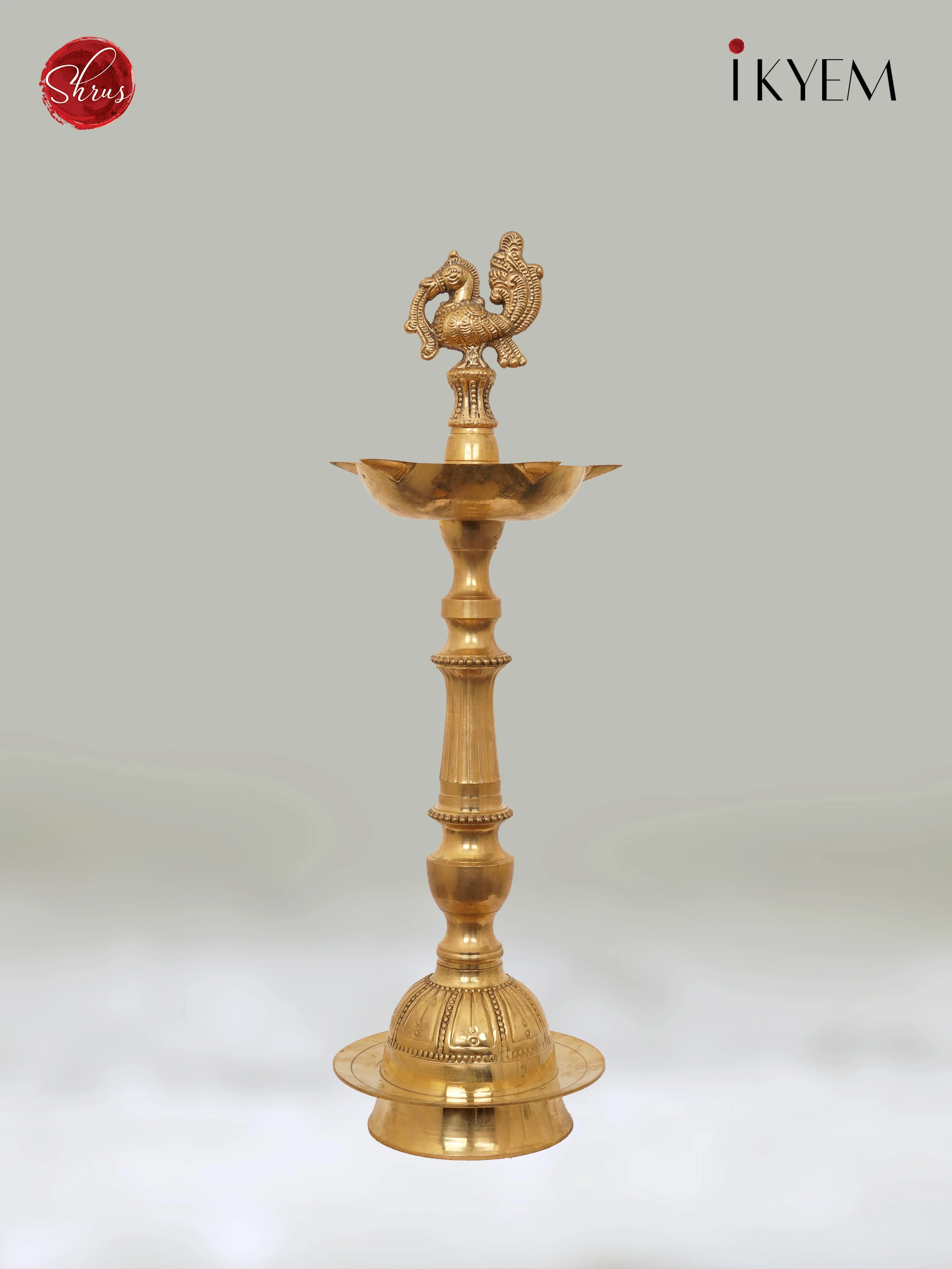 Brass Annam Kuthu Velakku with 5 Thirees