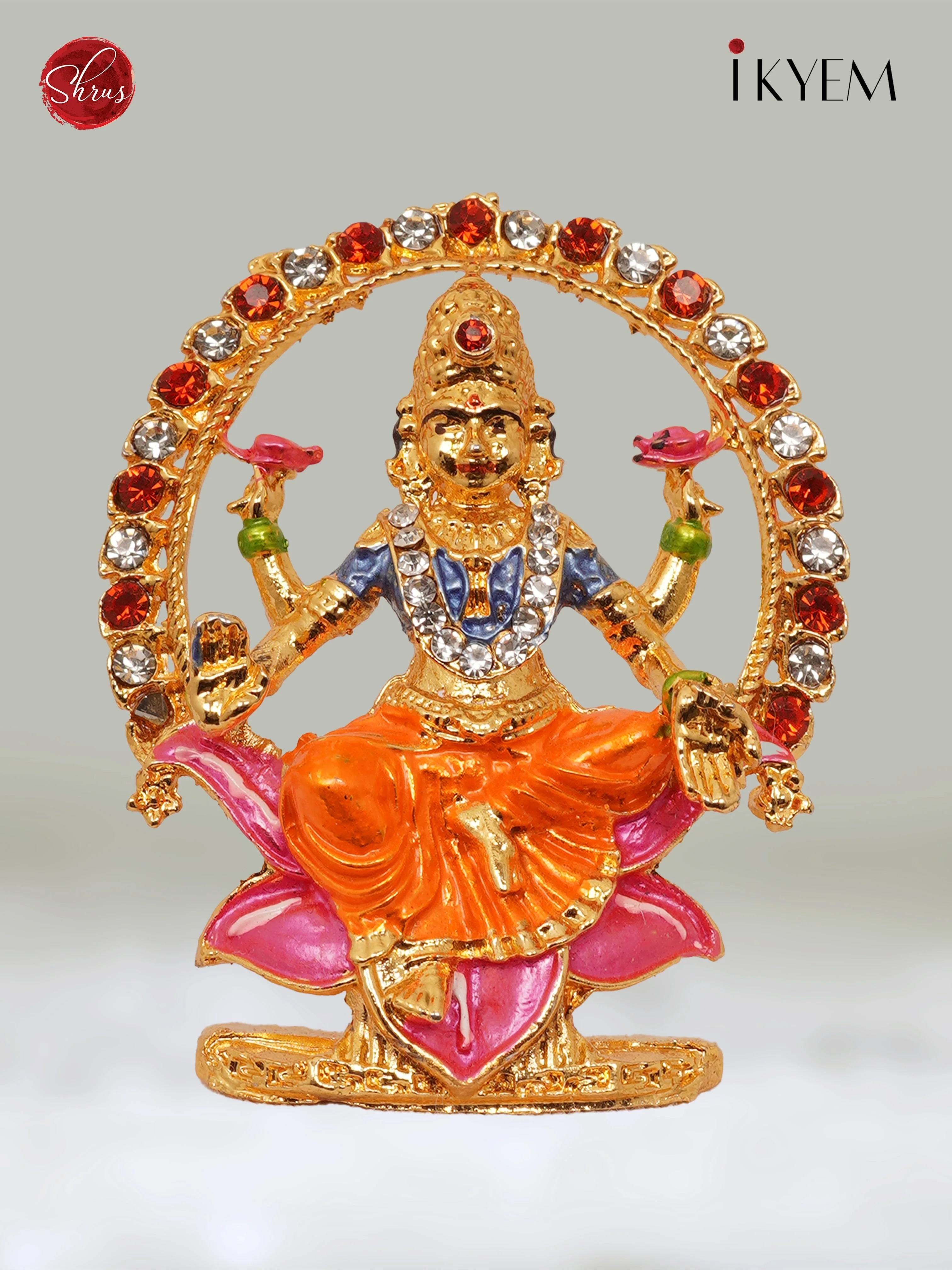 Lakshmi Car DashBoard Idol-Assorted(5 colours) - Image 2