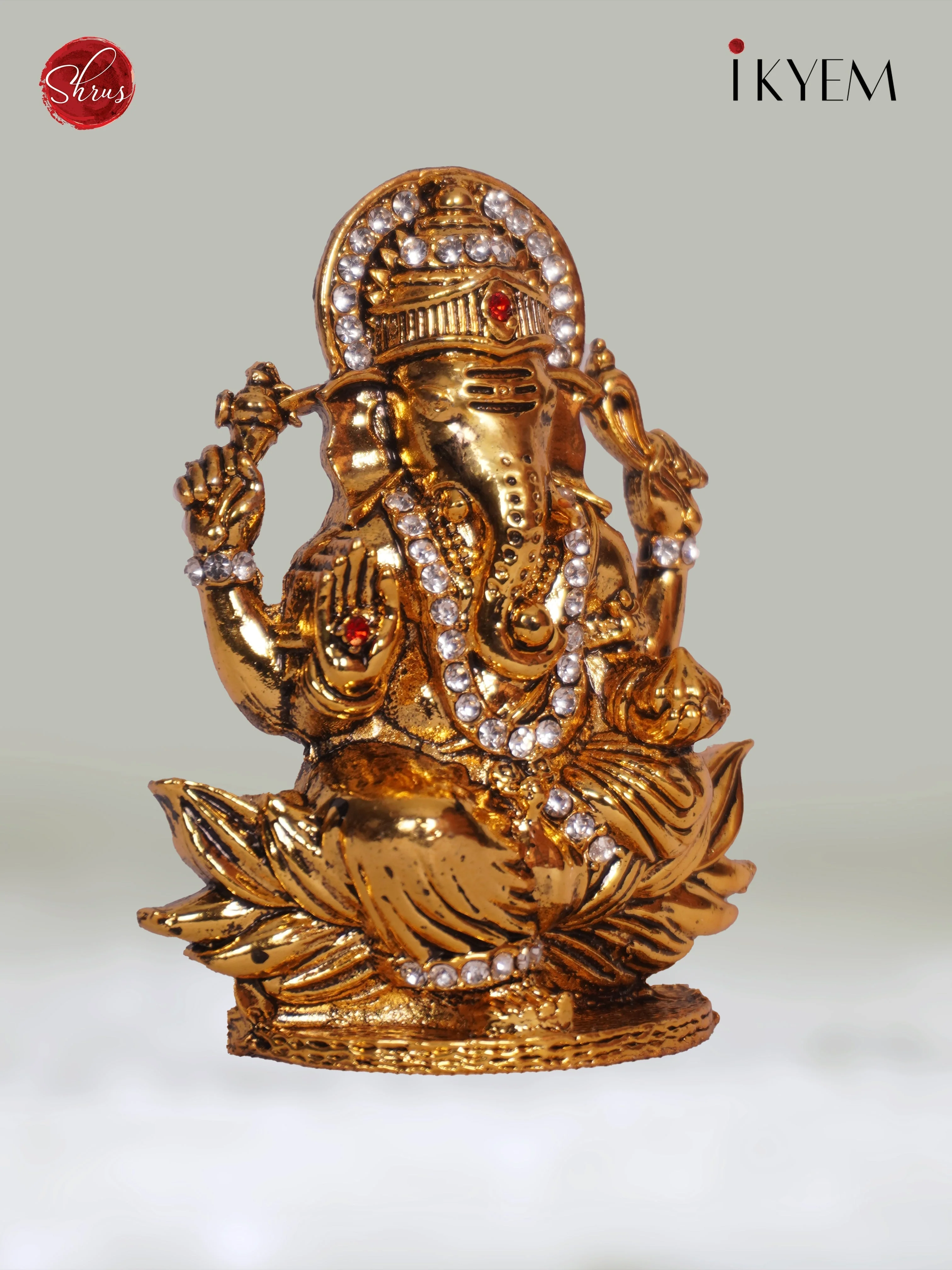 Gold Ganesh Idol - Return Gift - Image 2