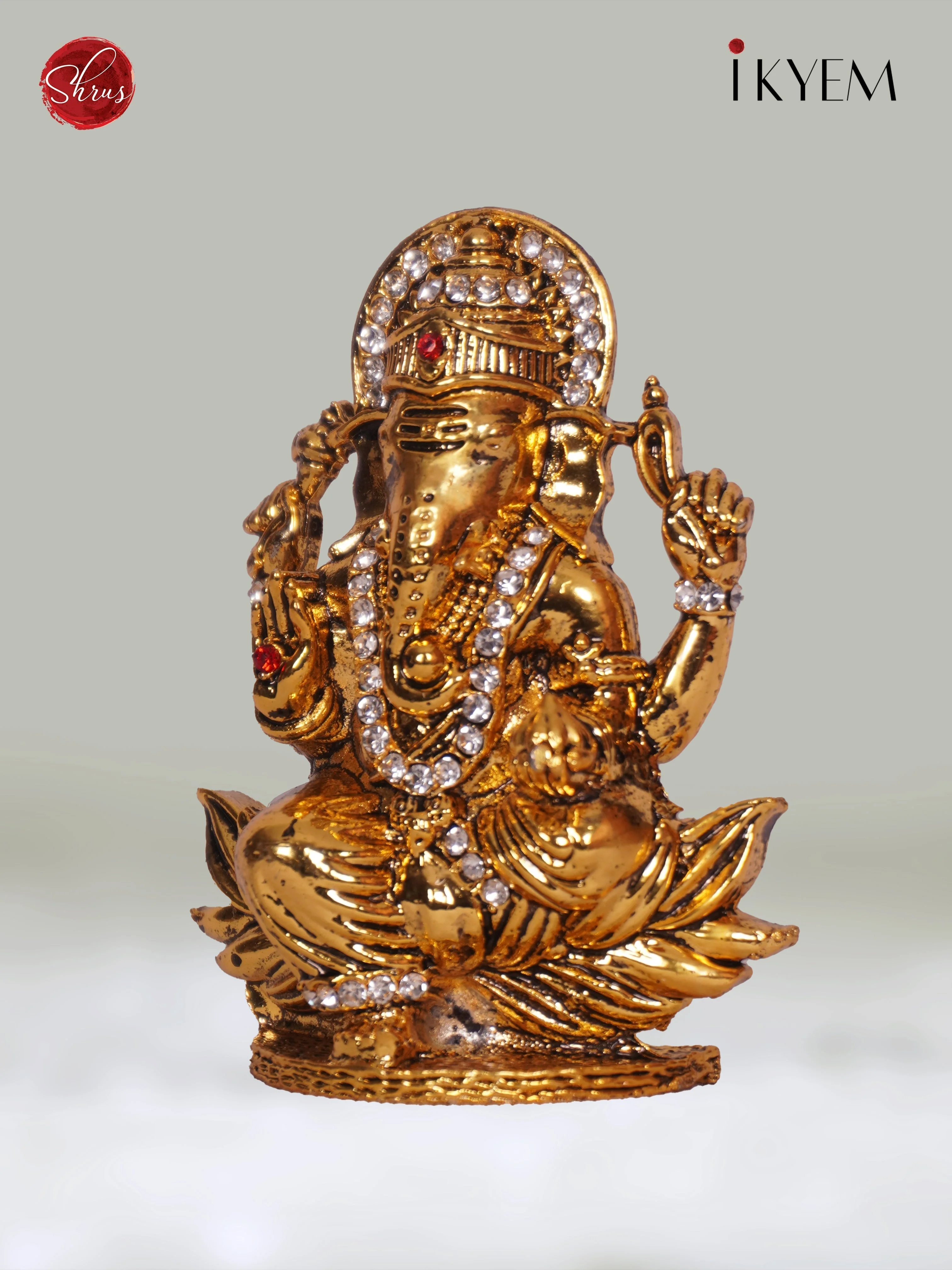 Gold Ganesh Idol - Return Gift - Image 3