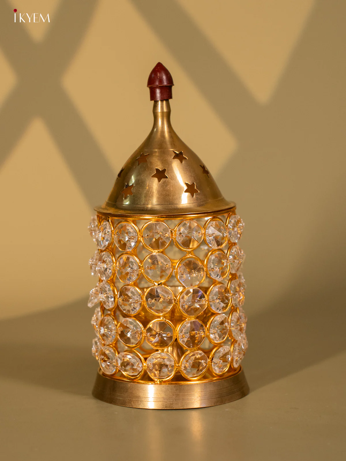 Brass Crystal lamp - 6.4 Inch - 3H01120