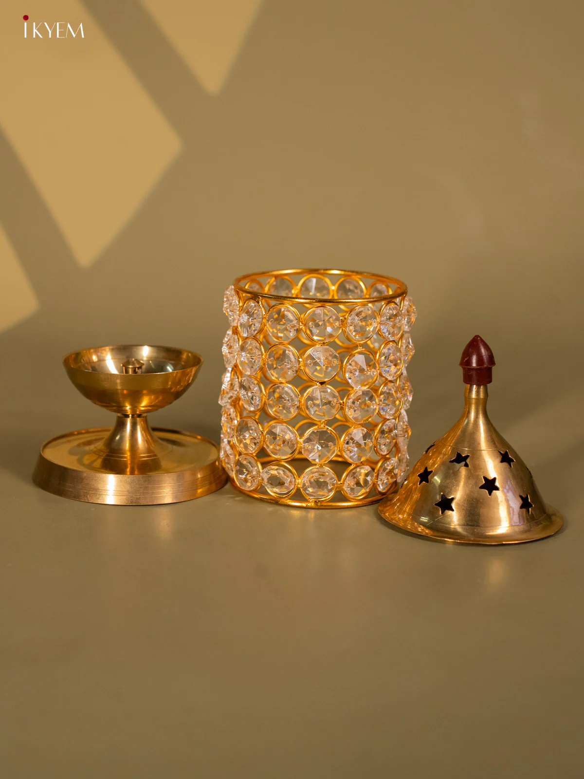 Brass Crystal lamp - 6.4 Inch - 3H01120 - Image 4