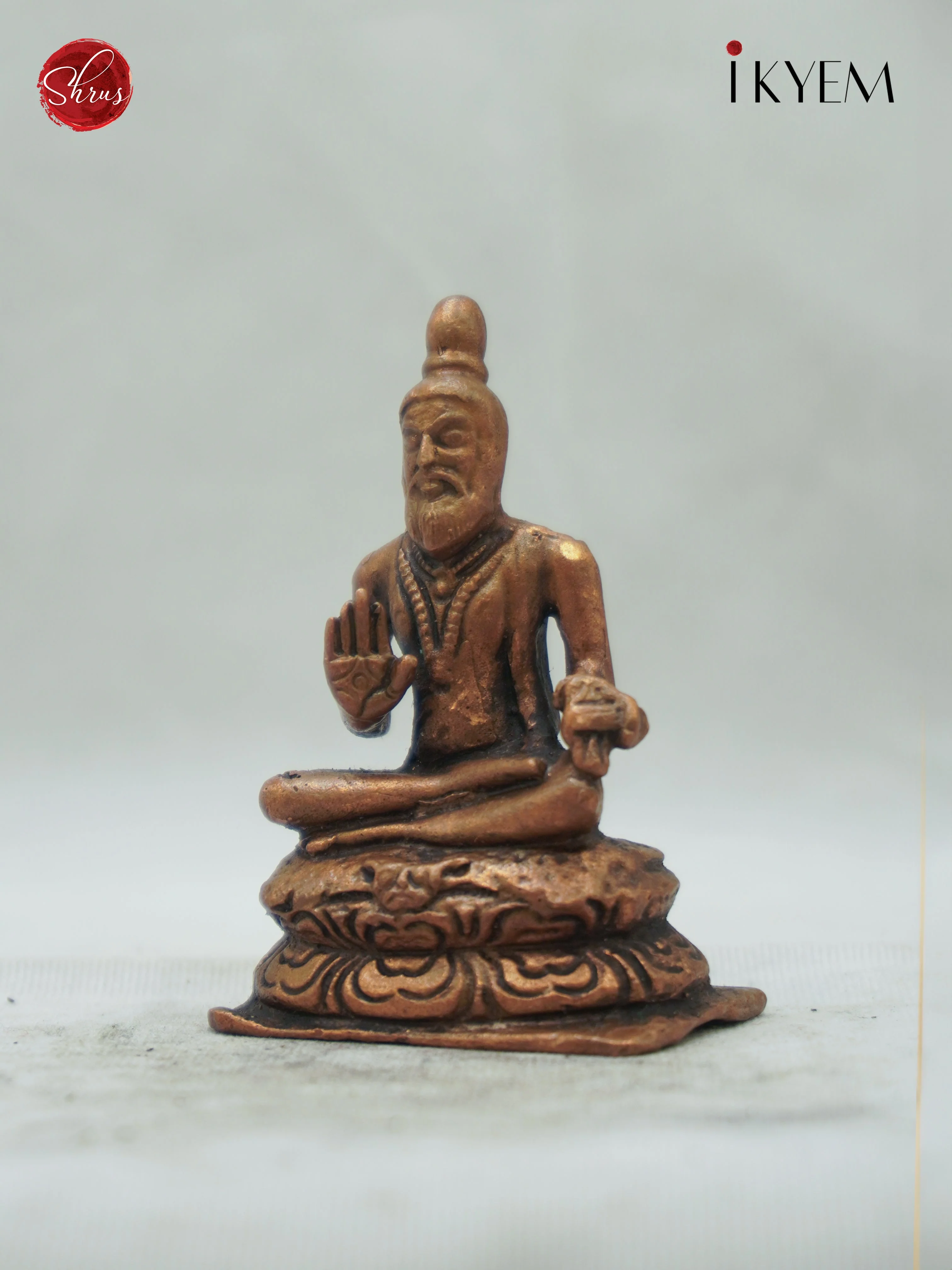 Thiruvalluvar - Copper Idol - Image 2