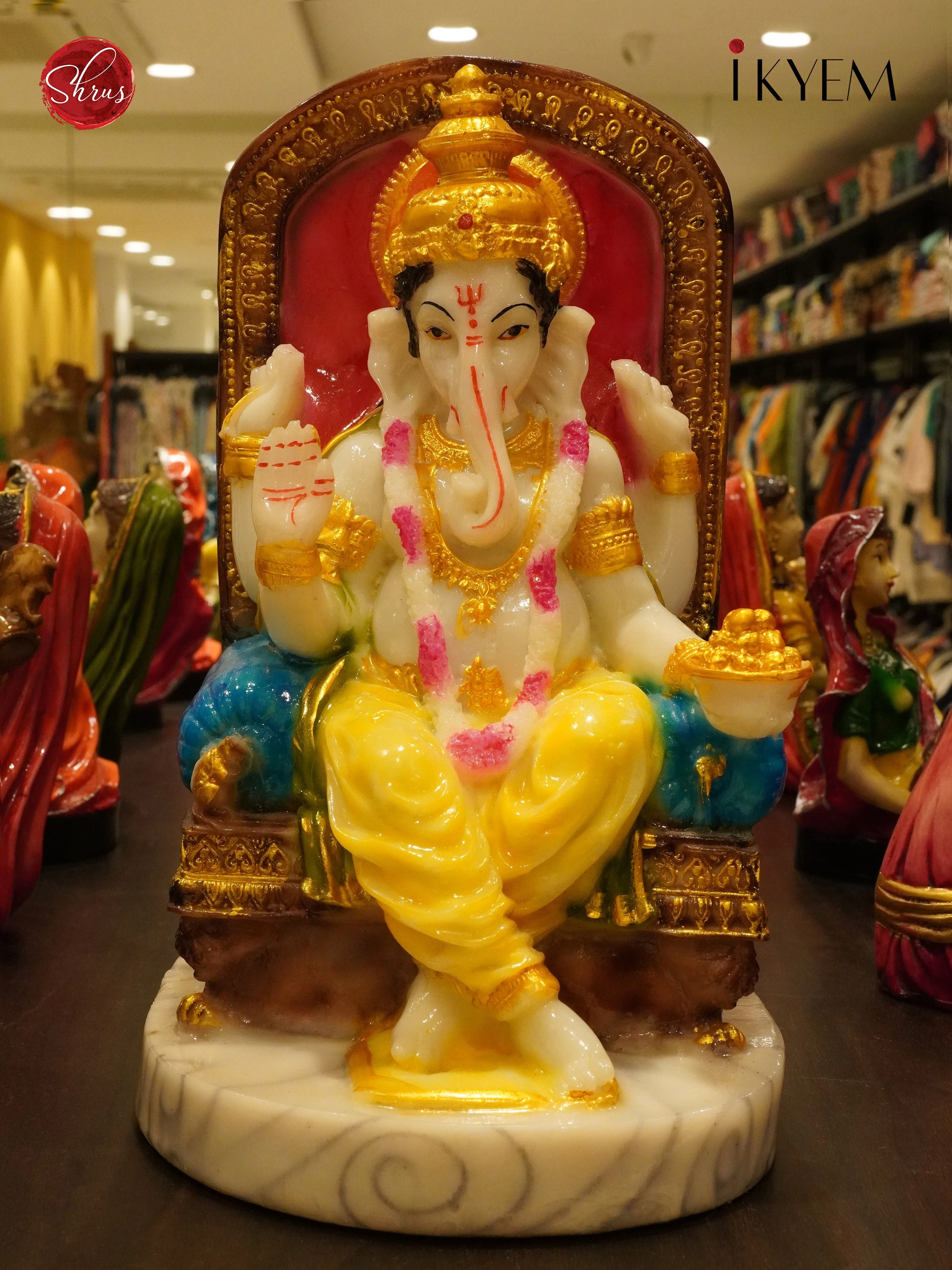Ganesha (Poly Resin) - Pooja Article
