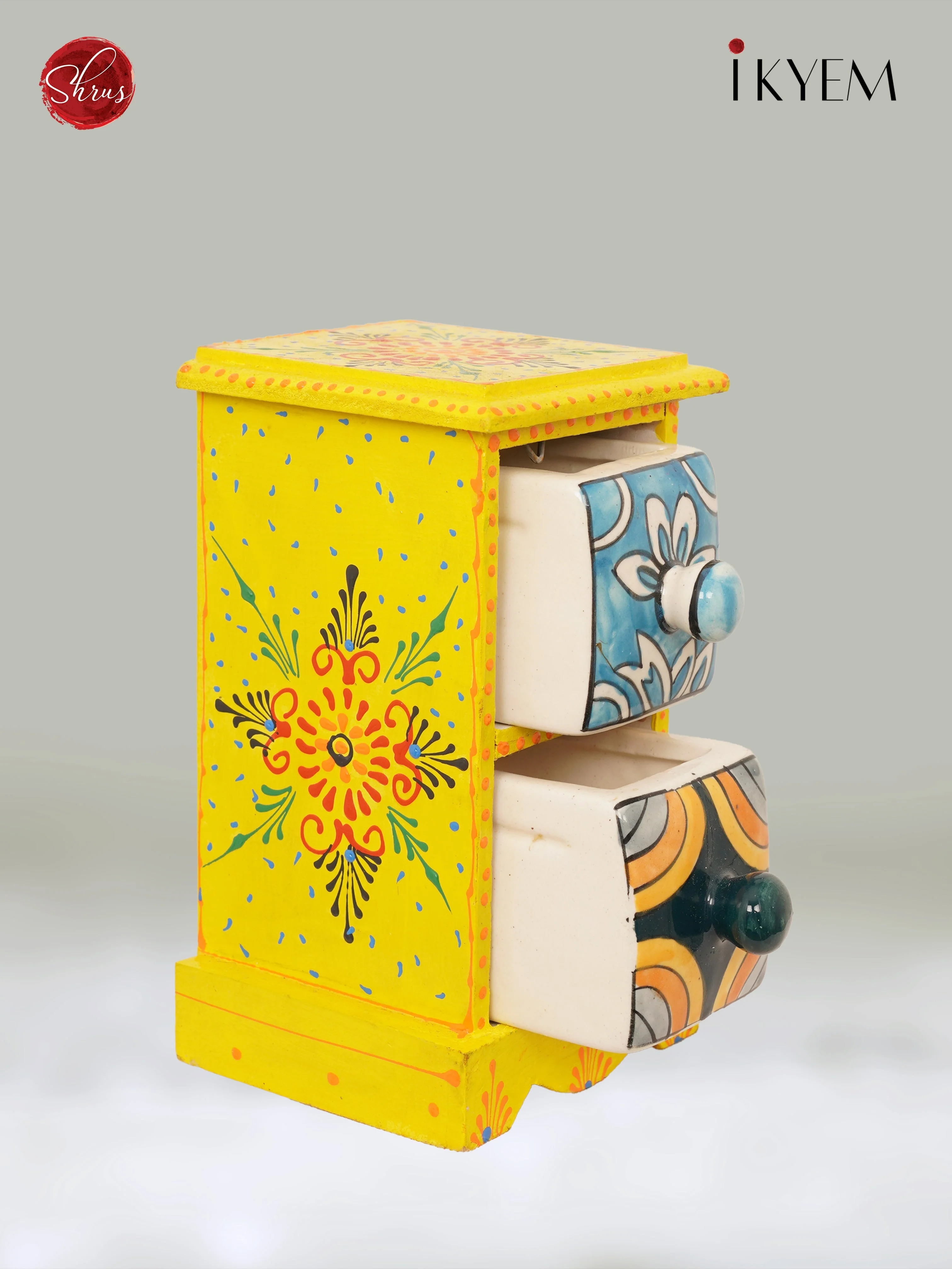 Hand painted Wooden Storage Box - Return Gift - Image 3