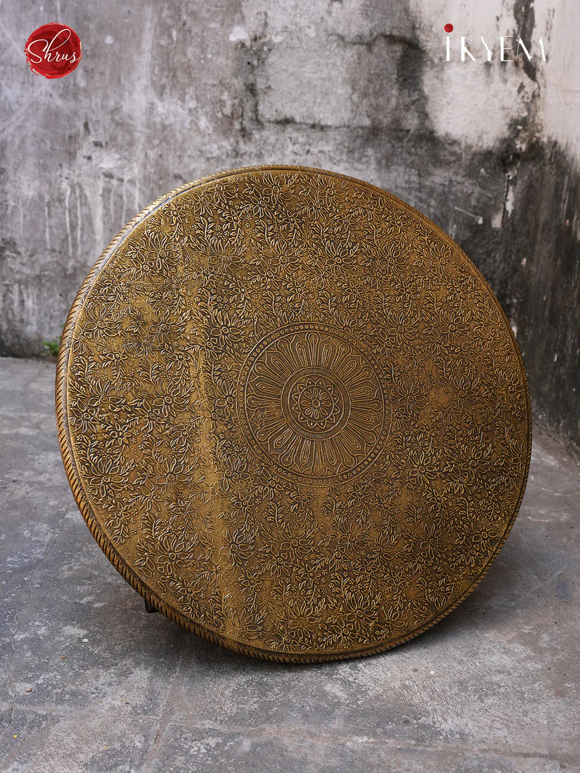 Wooden Round Stool - Image 2