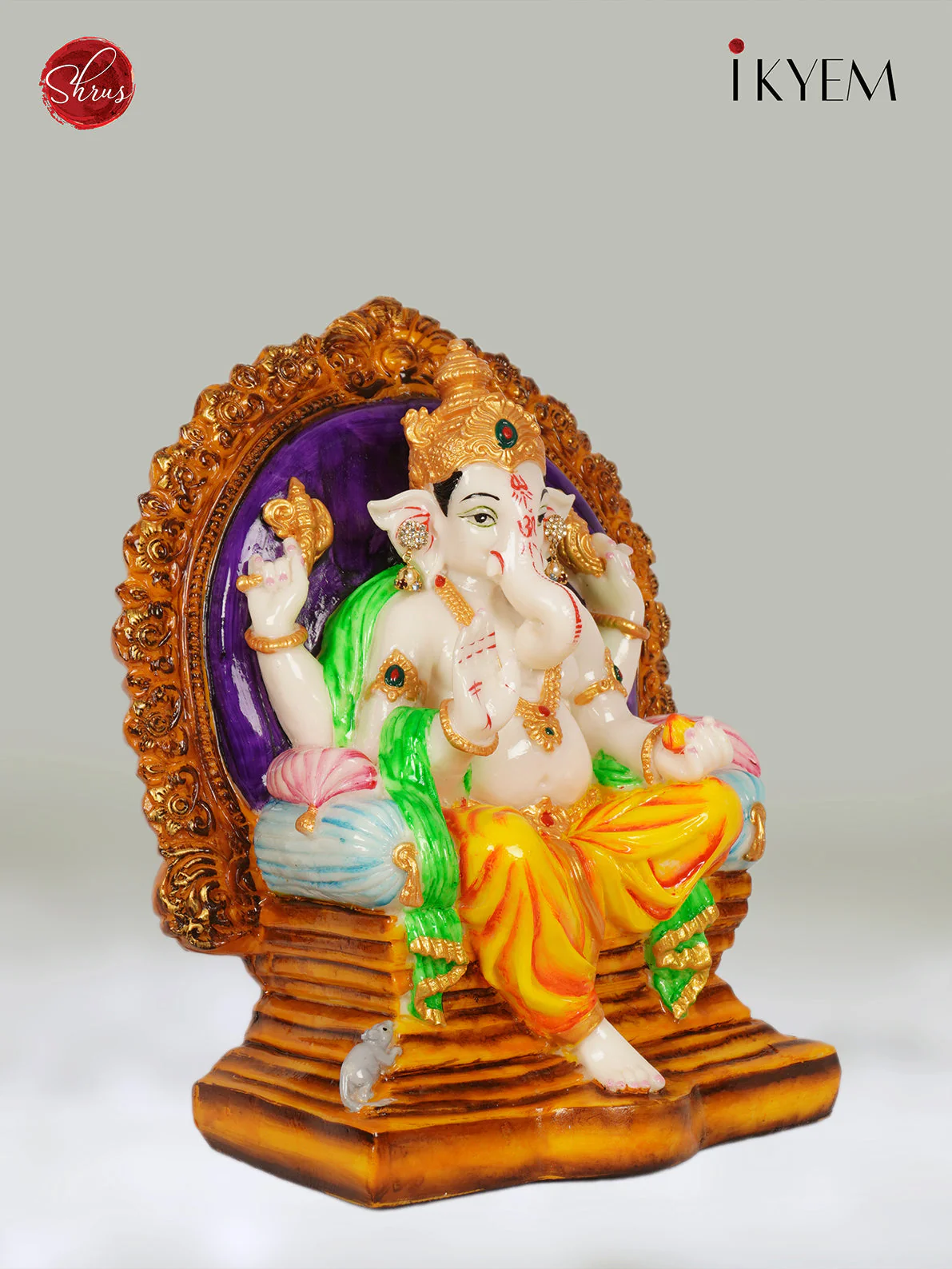 Lord Ganesh Idol (Poly Resin) - Return Gift - Image 2