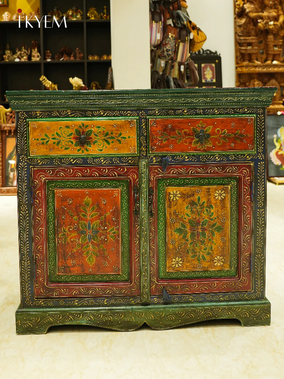 Handpainted meenakari table