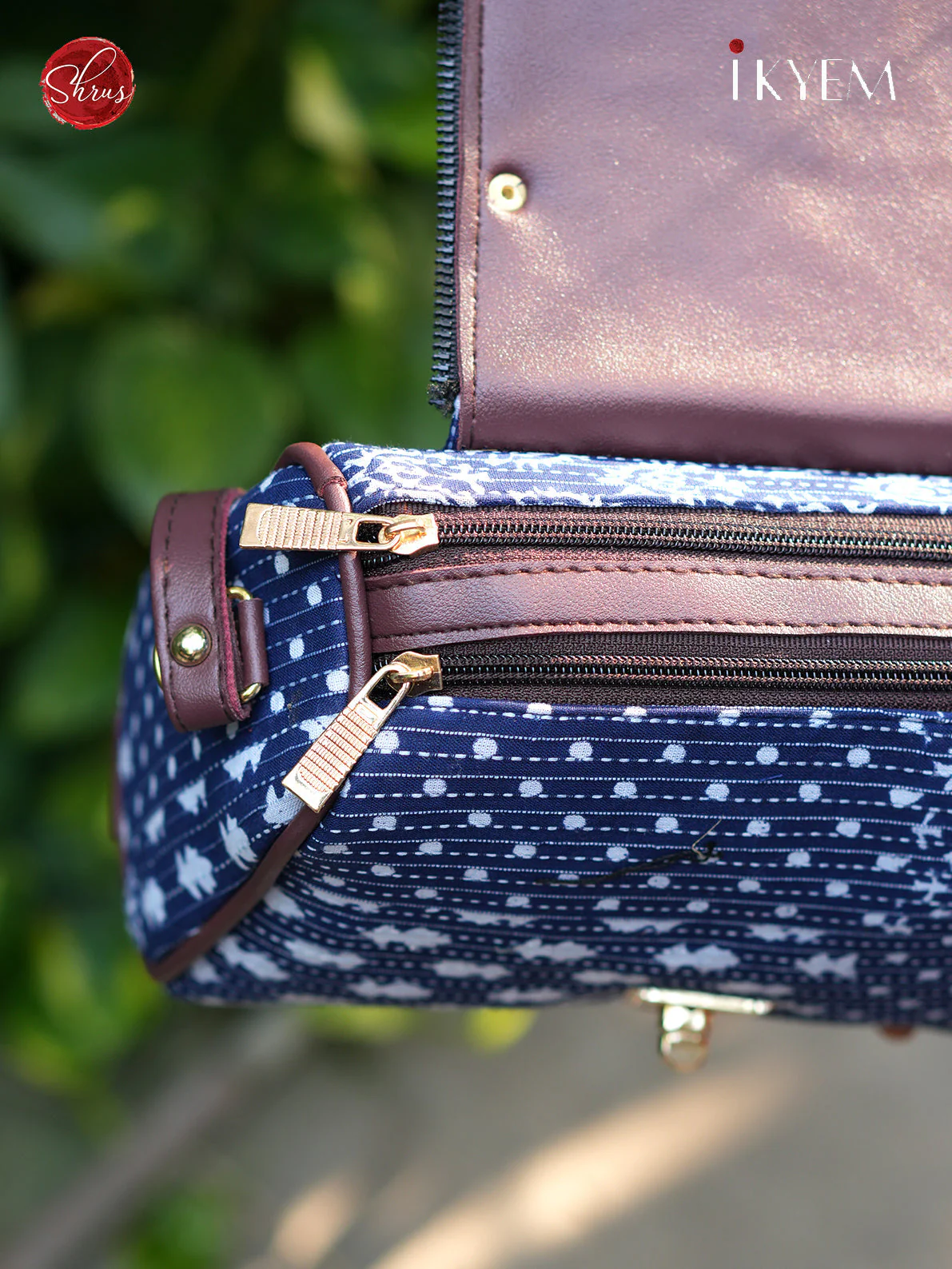 Blue -Hand bag - Image 3