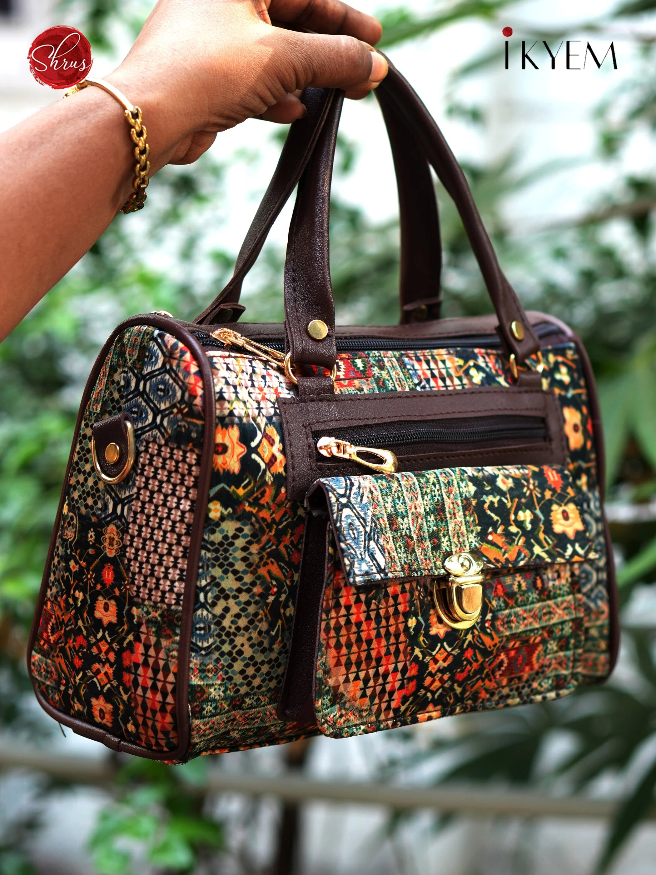 Brown-Hand bag - Image 3