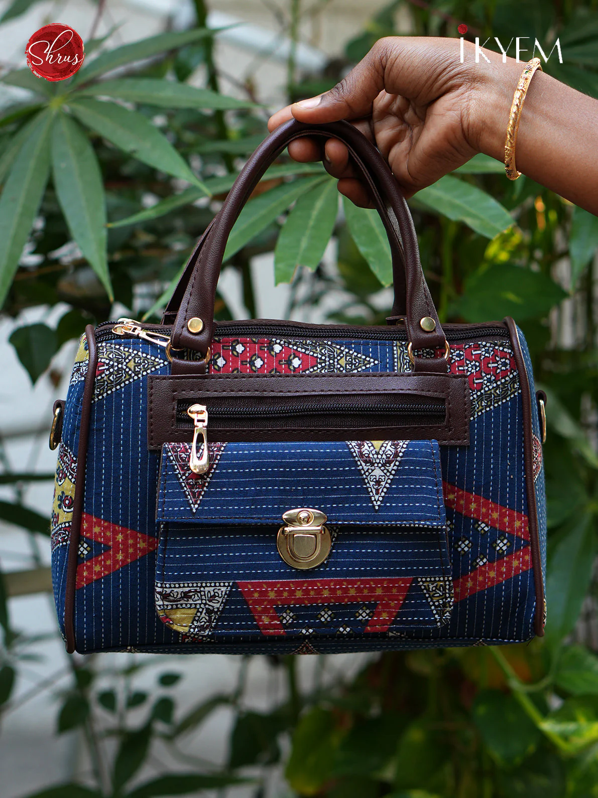 Blue-Hand Bag