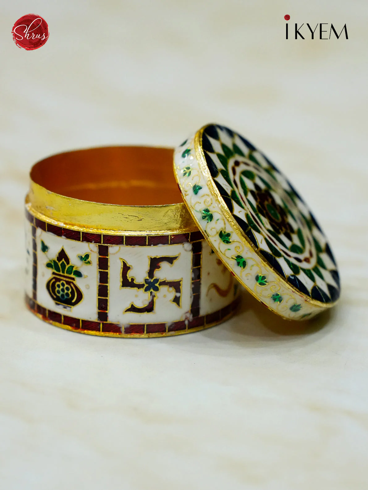 Meenakari KumKum Box - Image 2