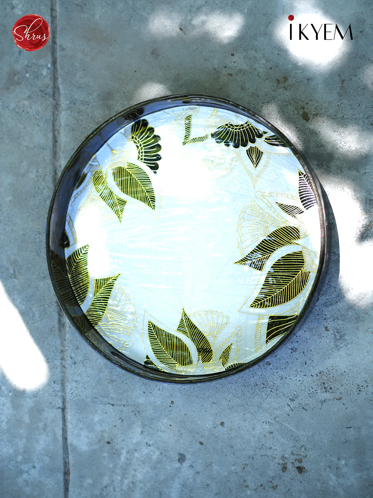 Printed Round Tray Set - Image 2