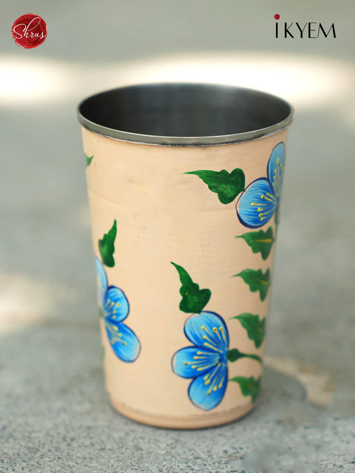 Handpainted Enamel Tumbler