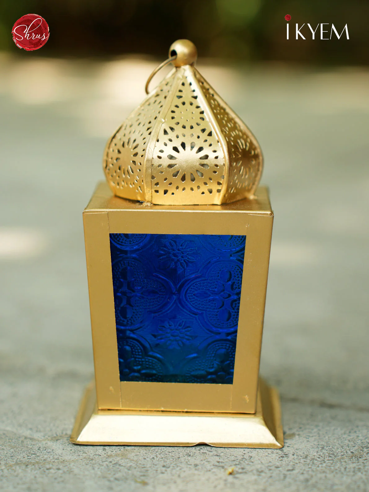 Blue Hanging Lantern