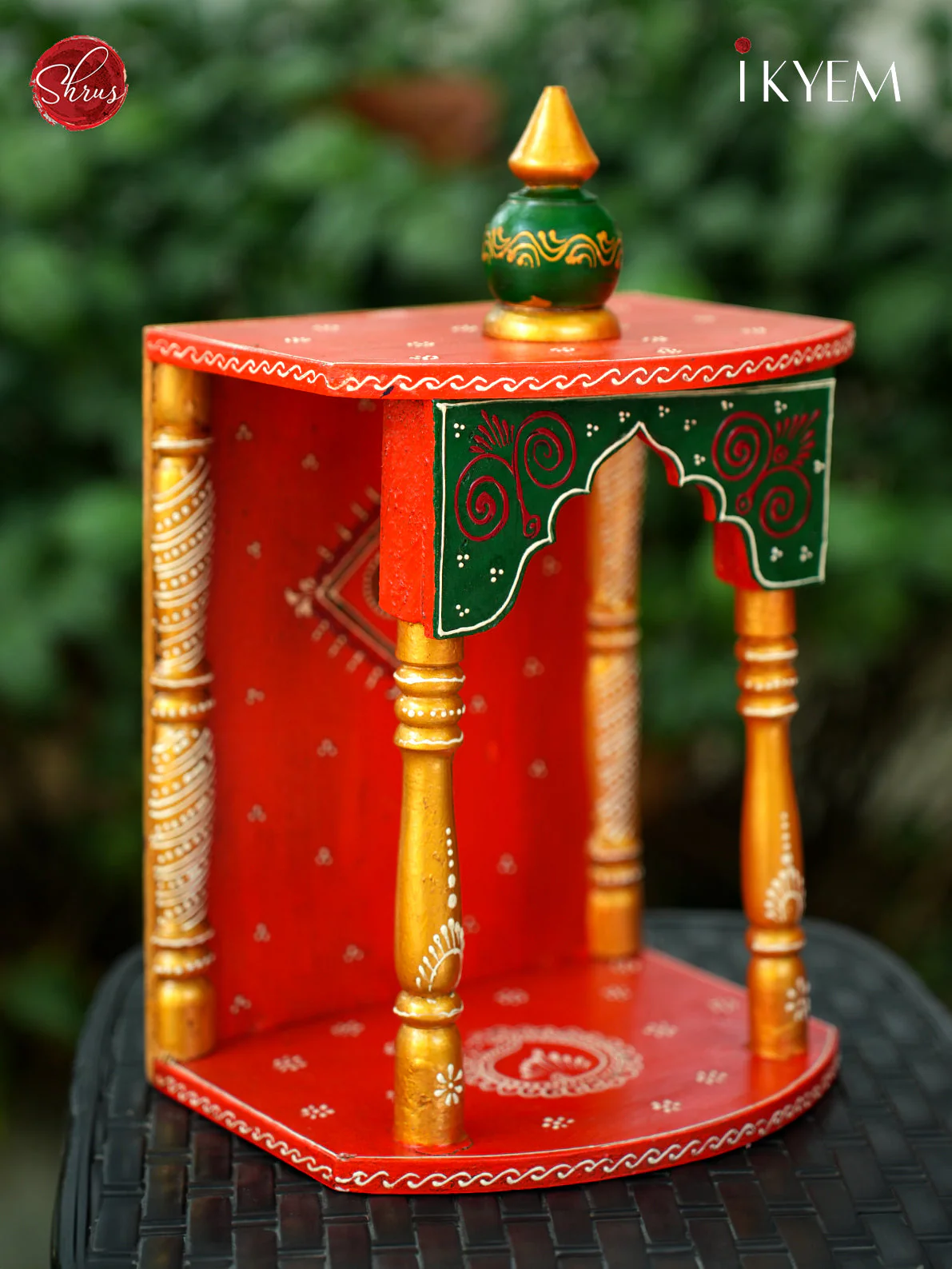 Hand Painted Pooja mAndir - Image 2