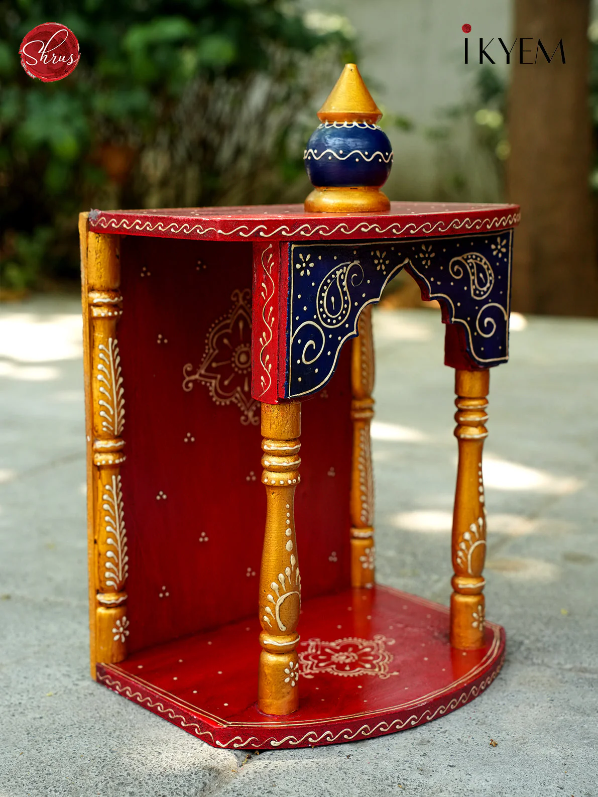 Hand painted Pooja Mantap - Image 2
