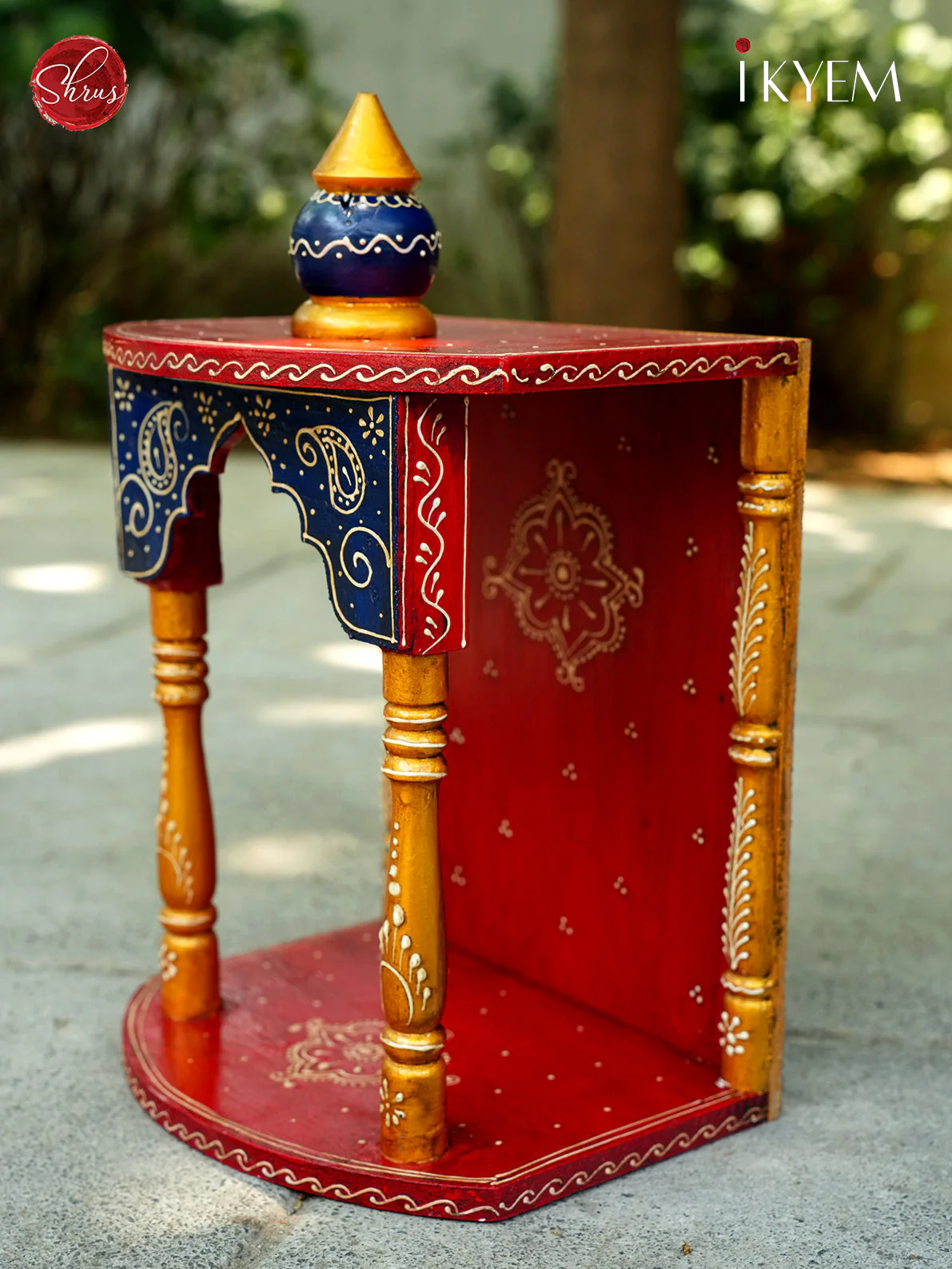 Hand painted Pooja Mantap - Image 3