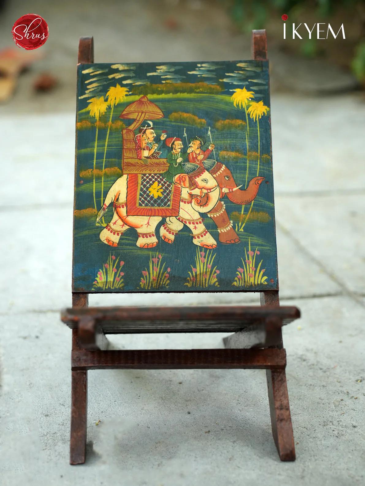 Rajasthani Wooden Chair - Image 2