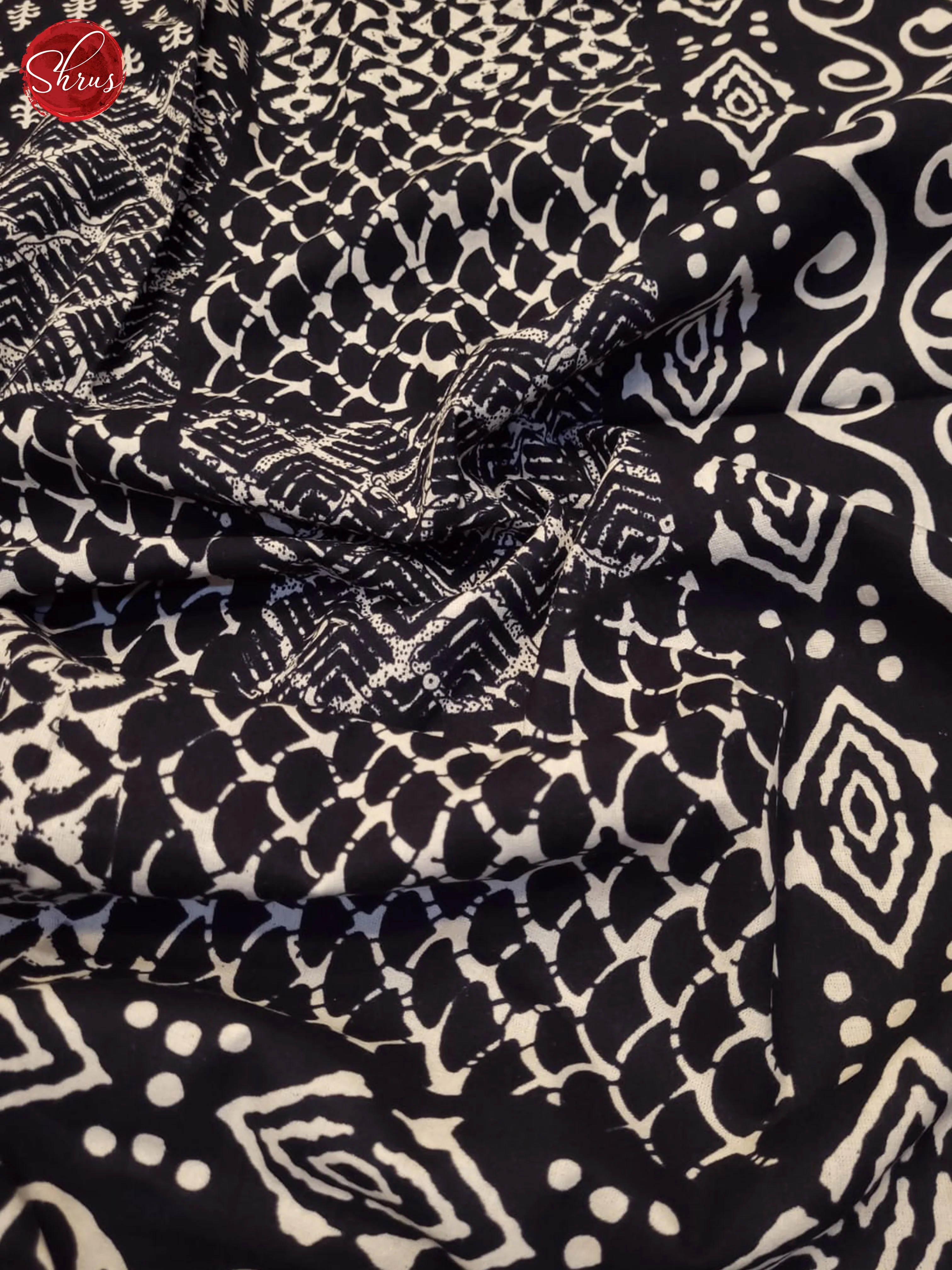 Black & White - Jaipuri printed Double Bed Spread