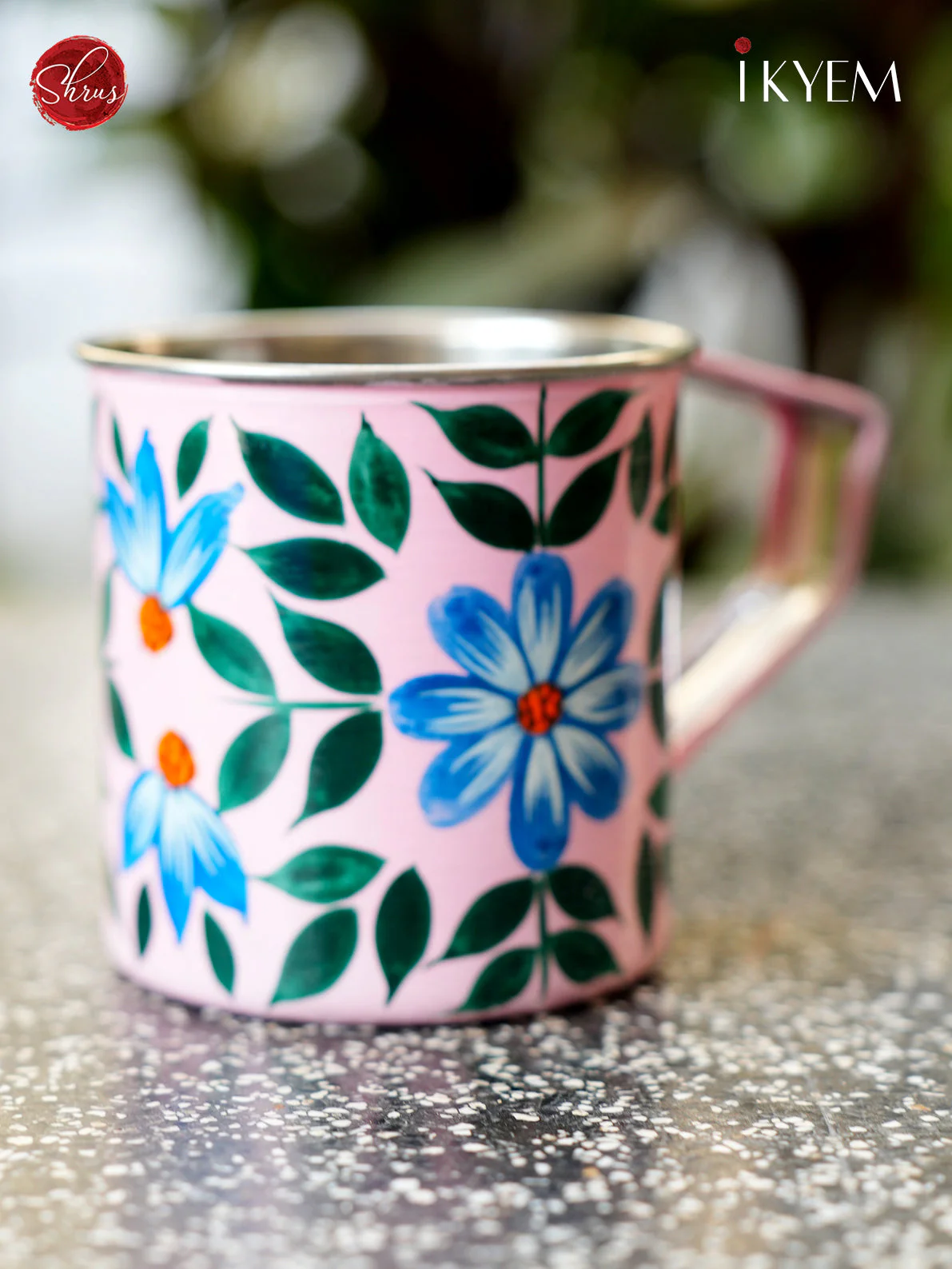 Hand Painted Stainless Steel Mug