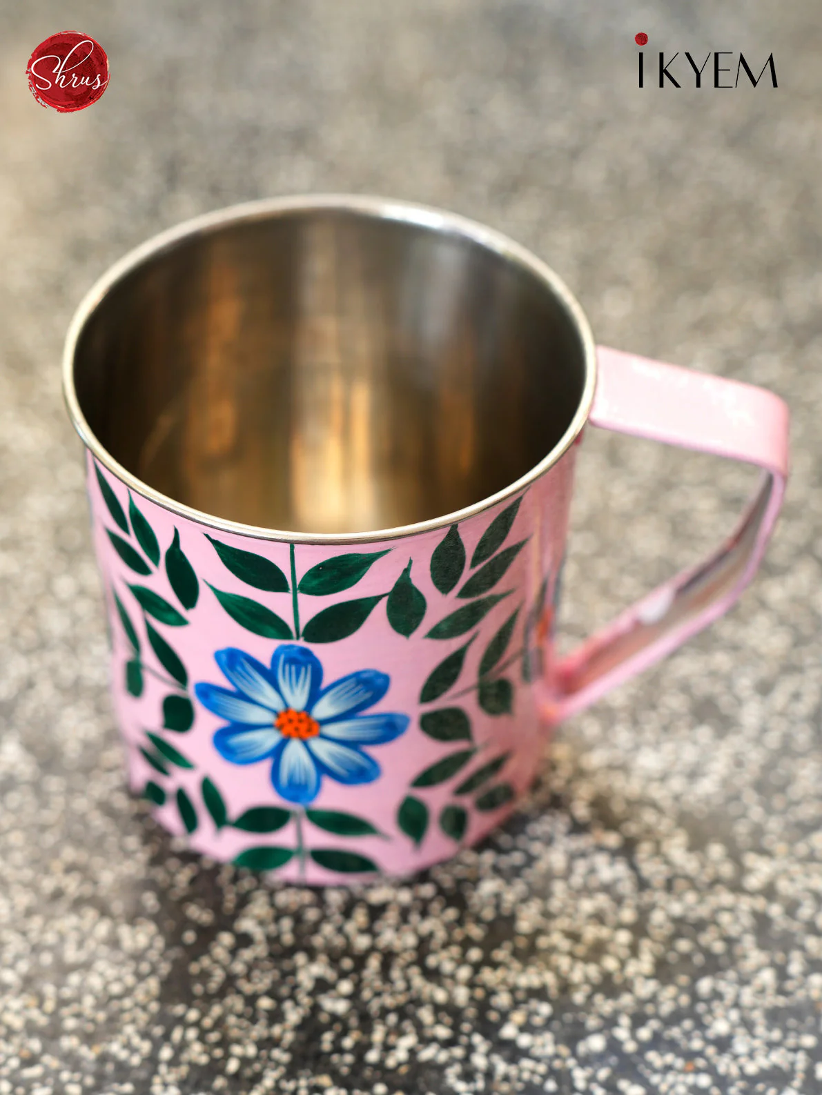 Hand Painted Stainless Steel Jug - Image 2