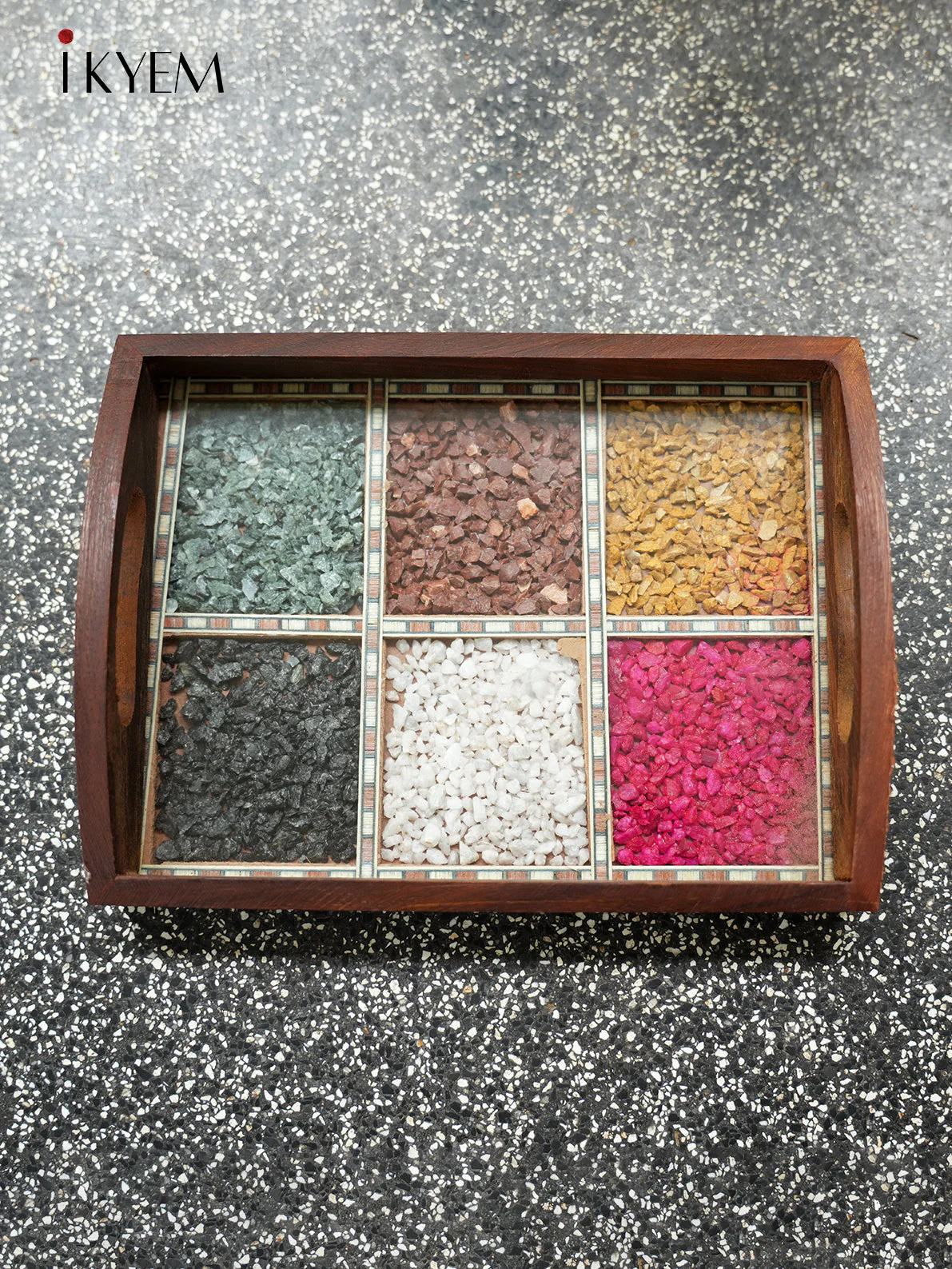 Wooden Gems Stone Tray - Image 3