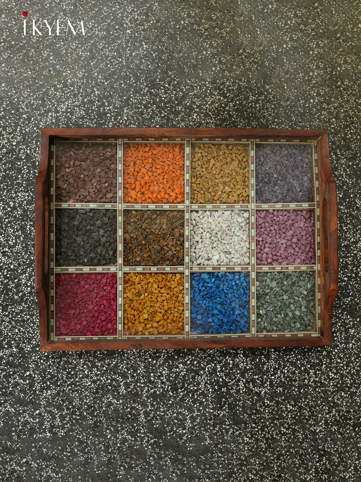 Wooden Gems Stone Tray - Image 3