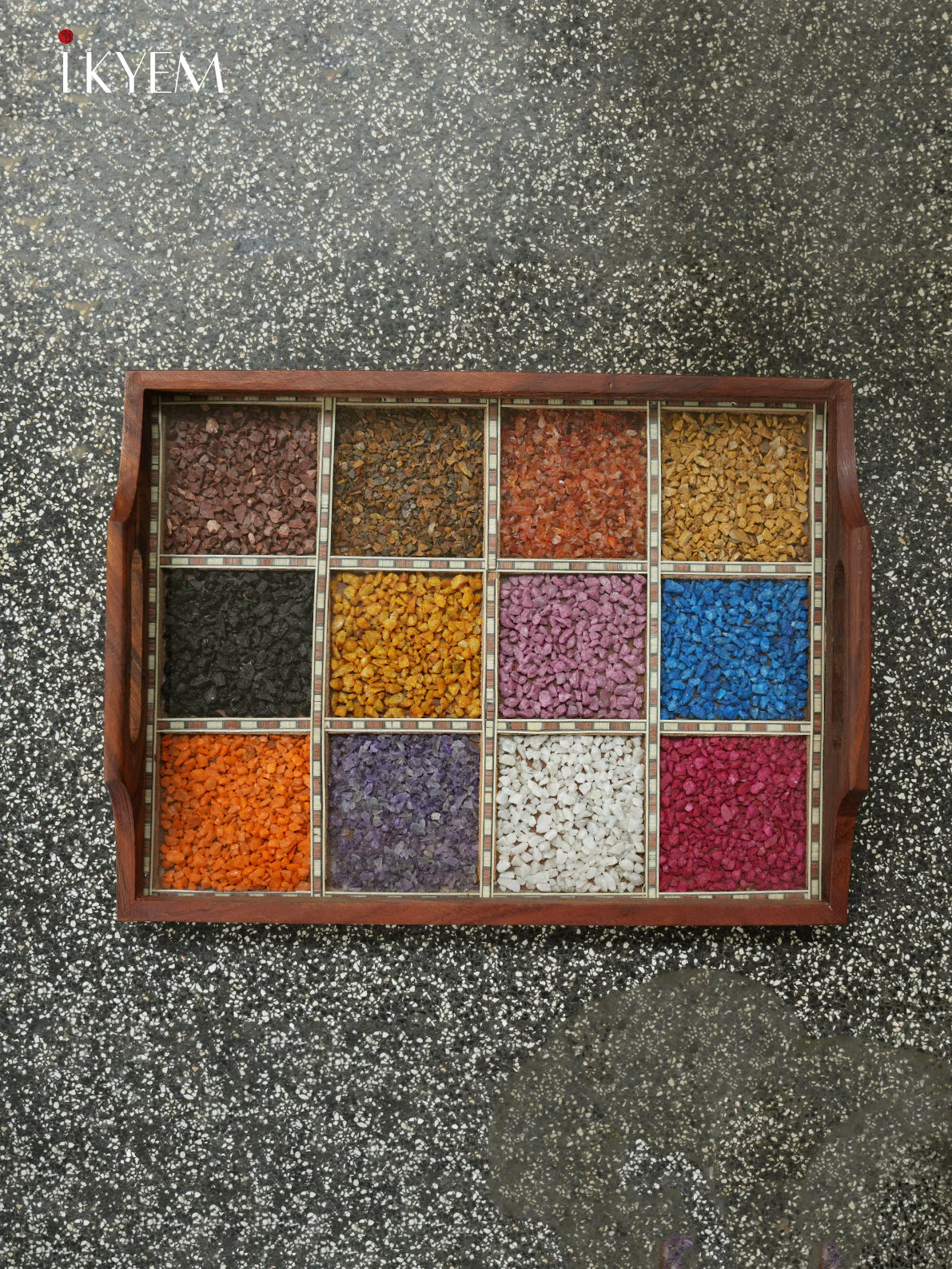 Wooden Gems Stone Tray - Image 3