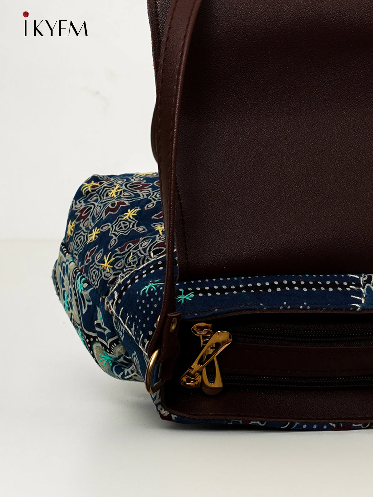Blue - Ajrakh Handbag - Image 3