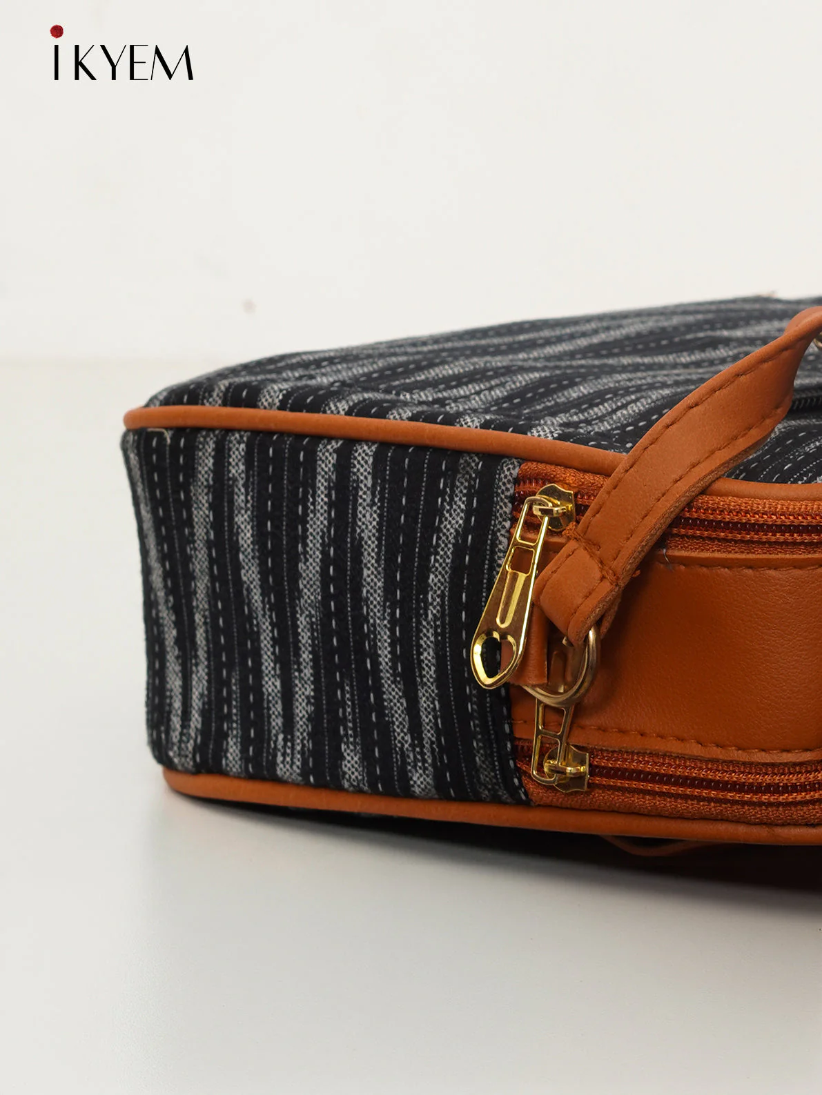 Black - Ajrakh Handbag - Image 3