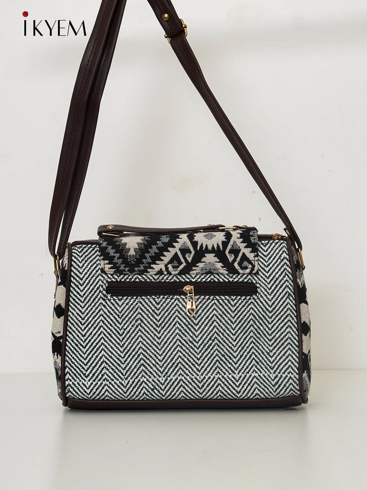 Blue - Ajrakh HandBag - Image 2