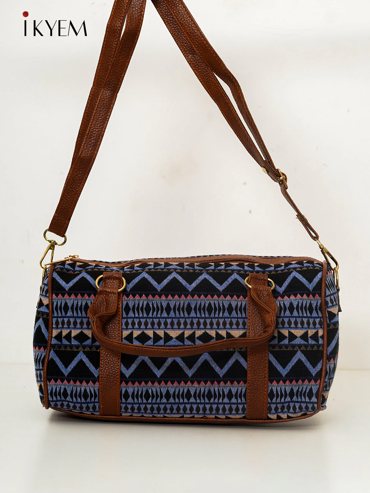 Blue & Black - Ajrakh Handbag
