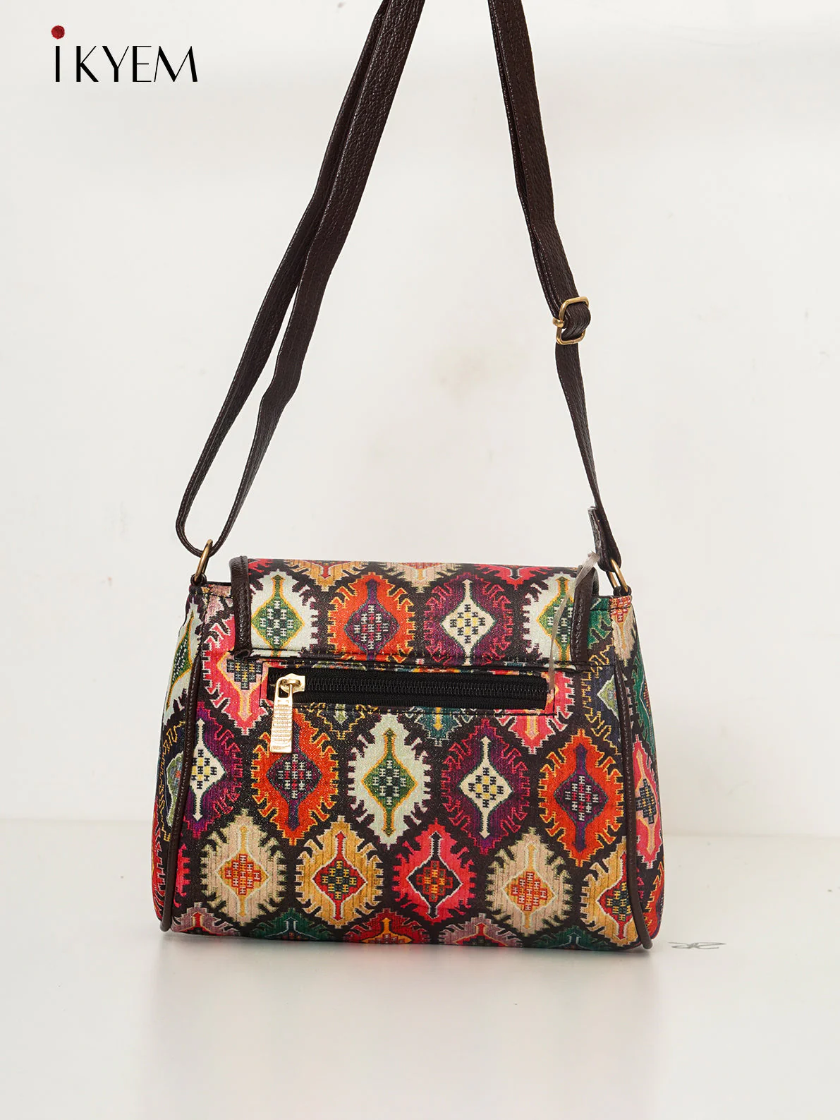 Red & Brown - Ajrakh Handbags - Image 2