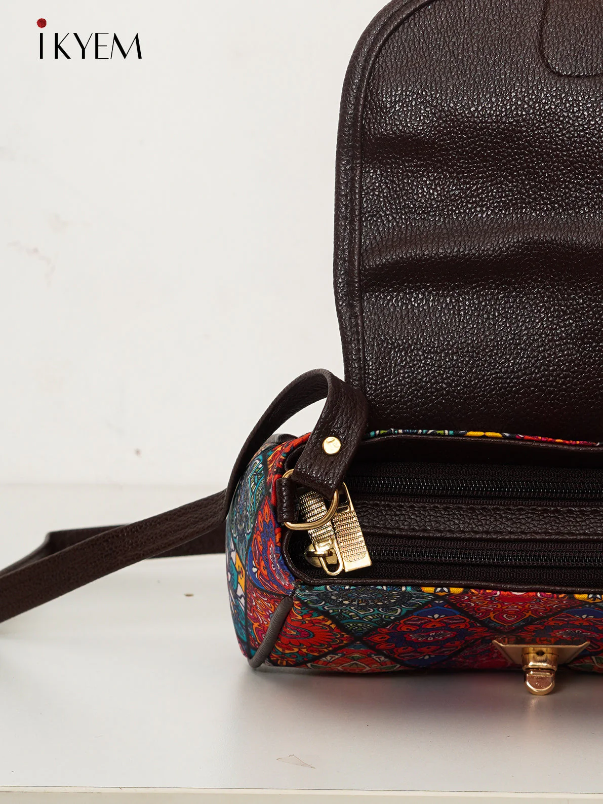 Multicolor - Ajrakh Handbag - Image 3