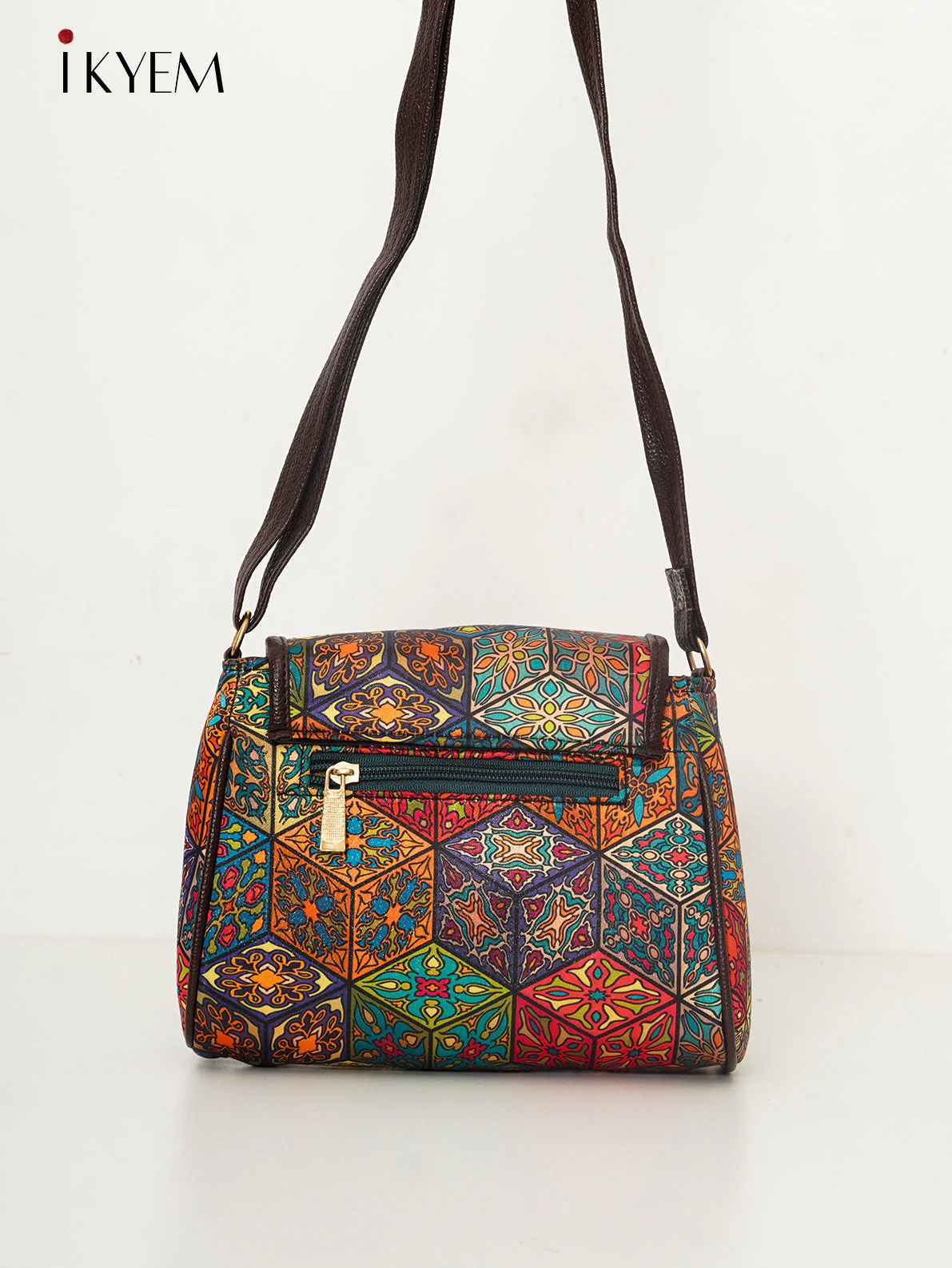 Multicolor & Brown - Ajrakh Handbags - Image 2