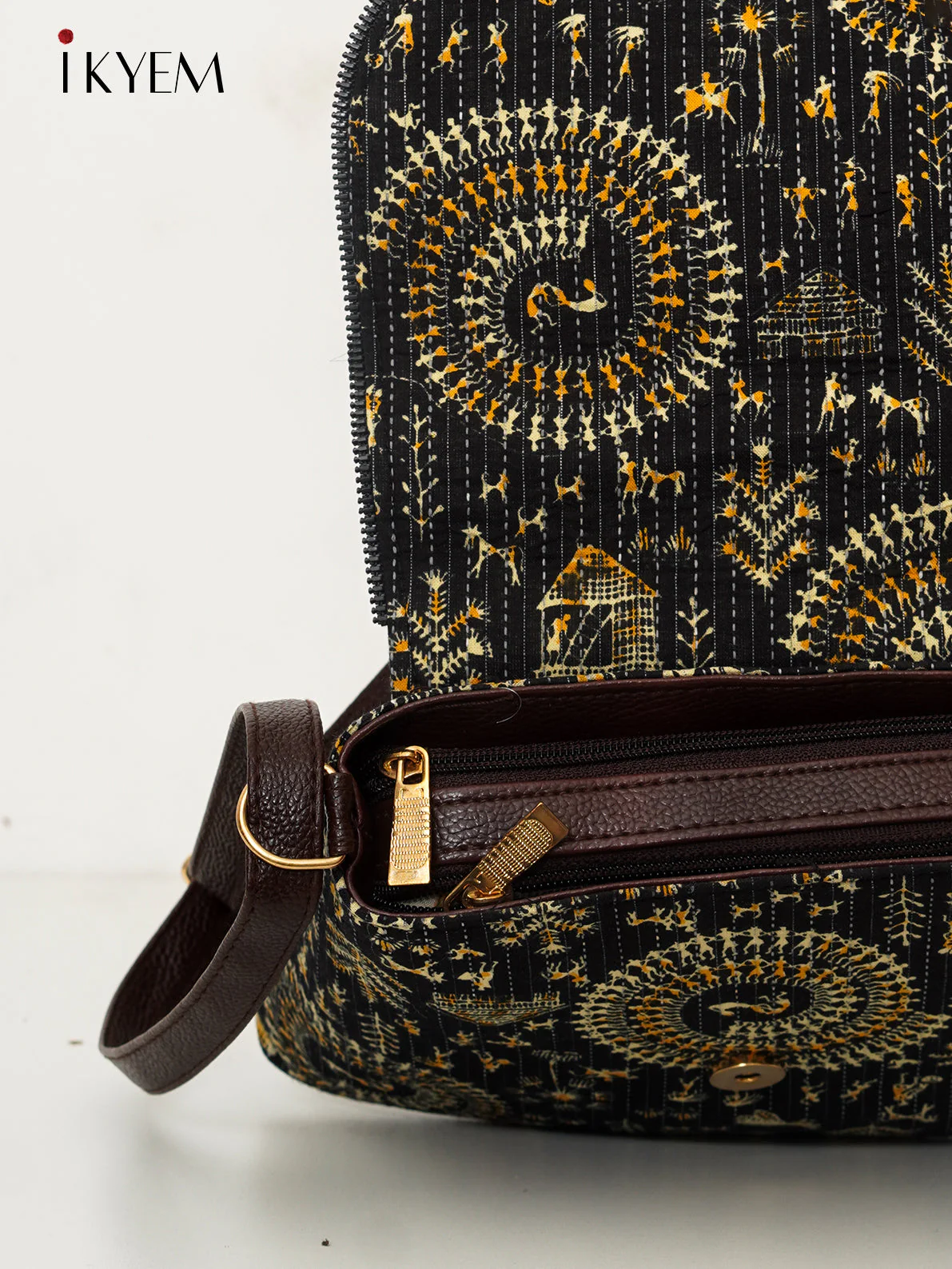 Black - Ajrakh Hand bags - Image 3