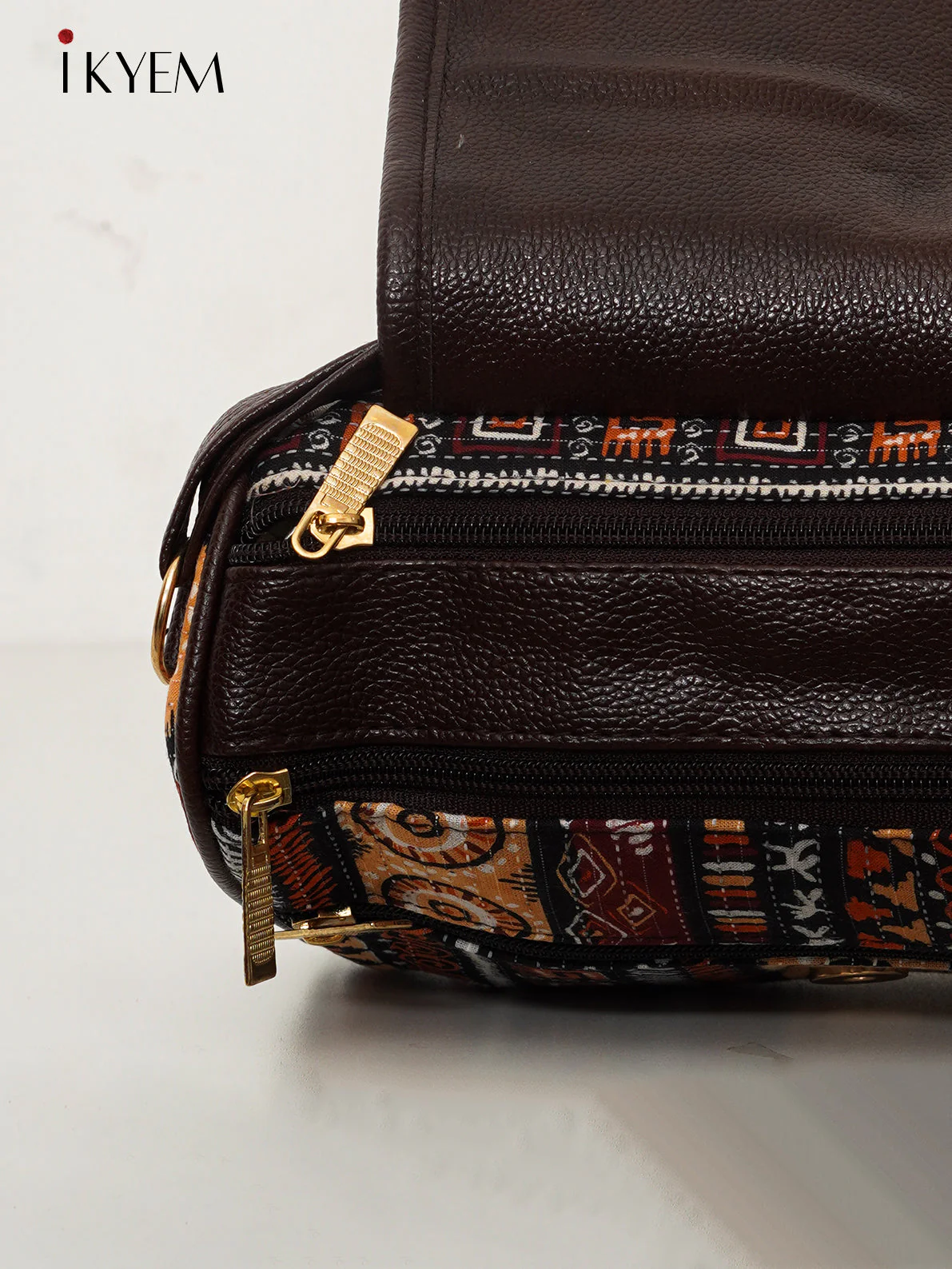 Brown - Ajrakh Handbag - Image 3