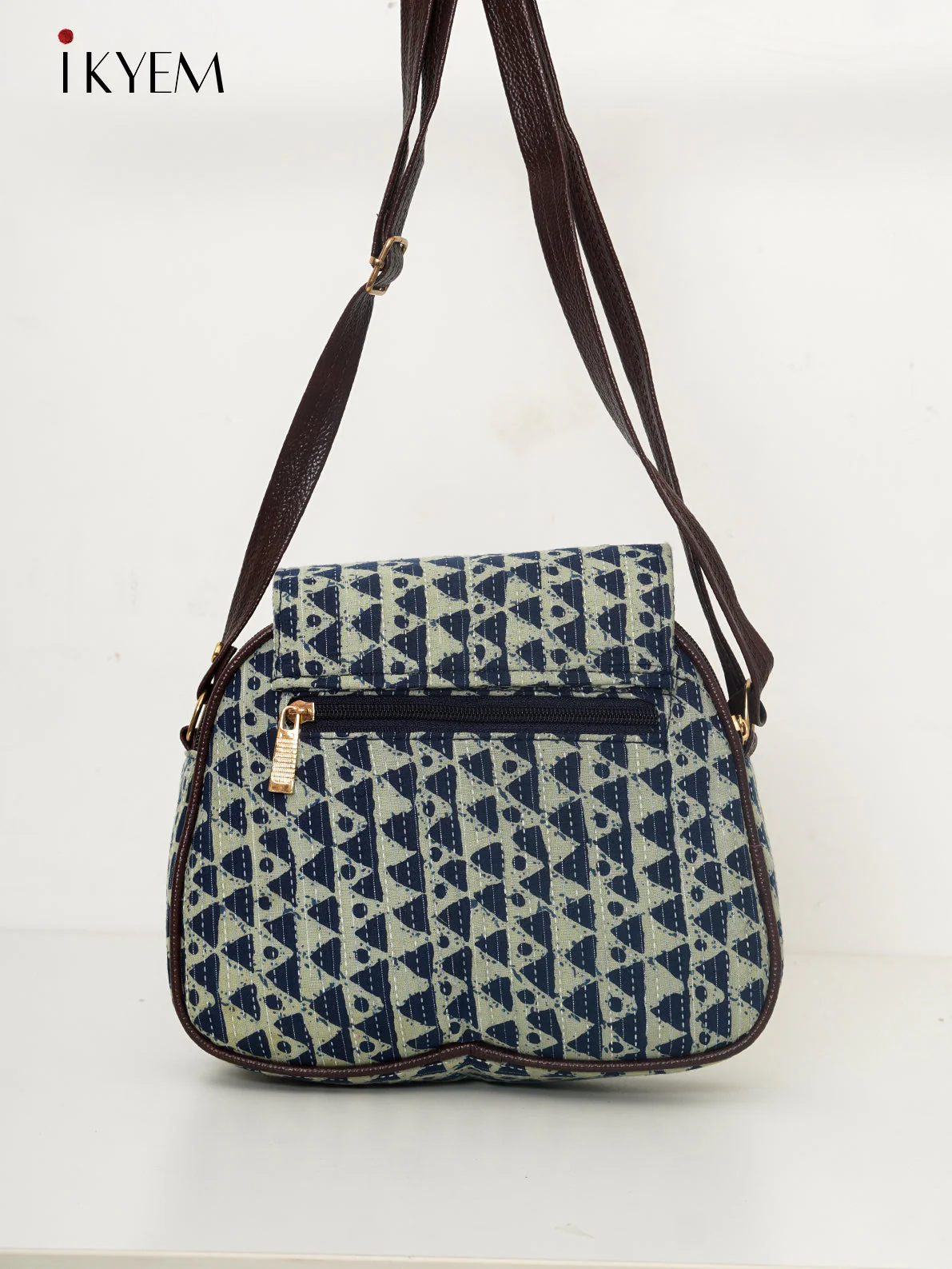 Black - Ajrakh sling bag - Image 2