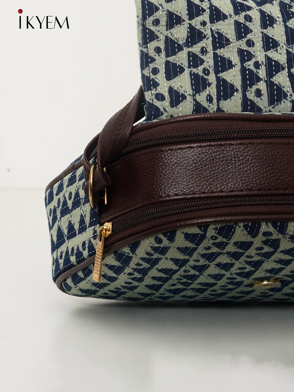 Black - Ajrakh sling bag - Image 3
